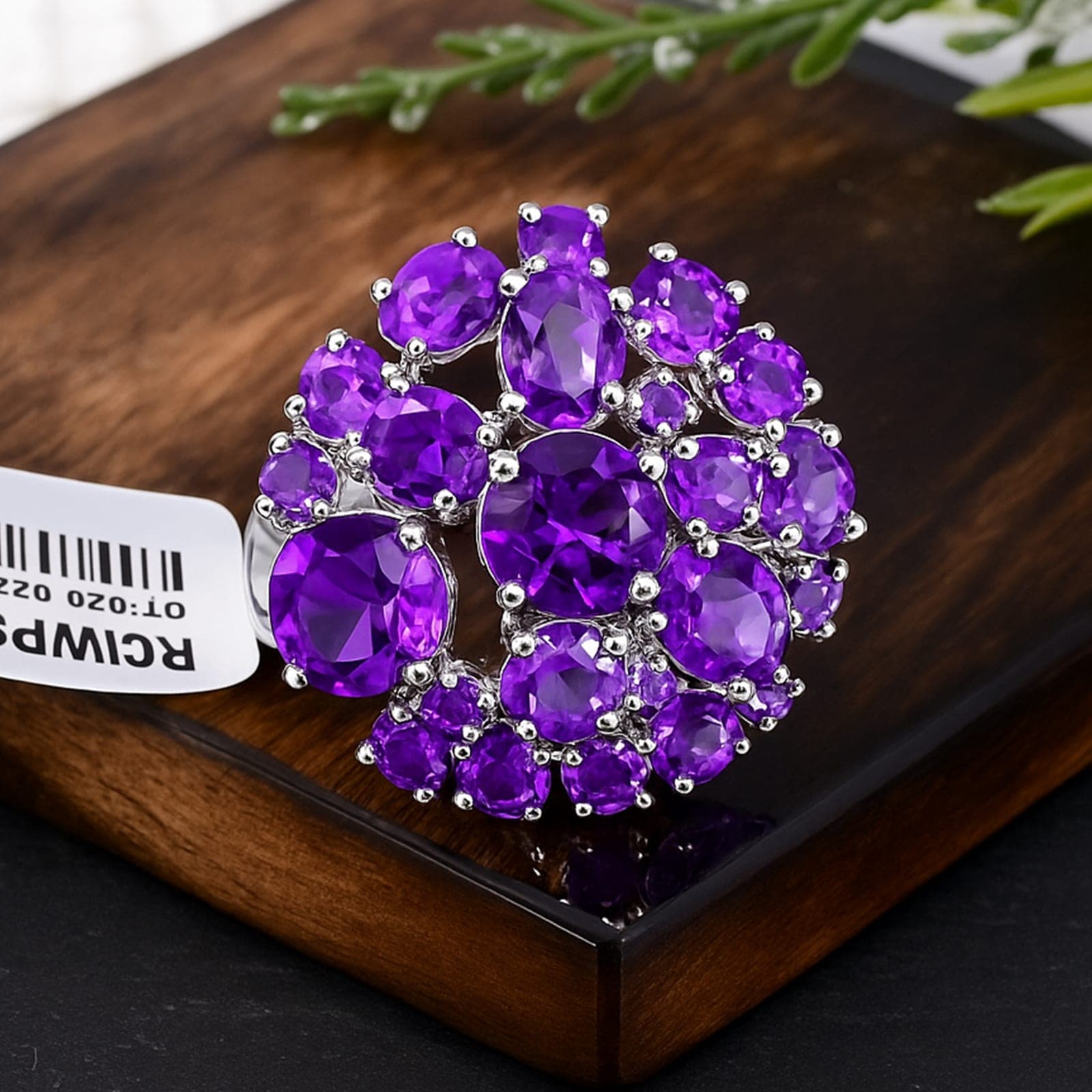 Royal Bloom Amethyst Ring