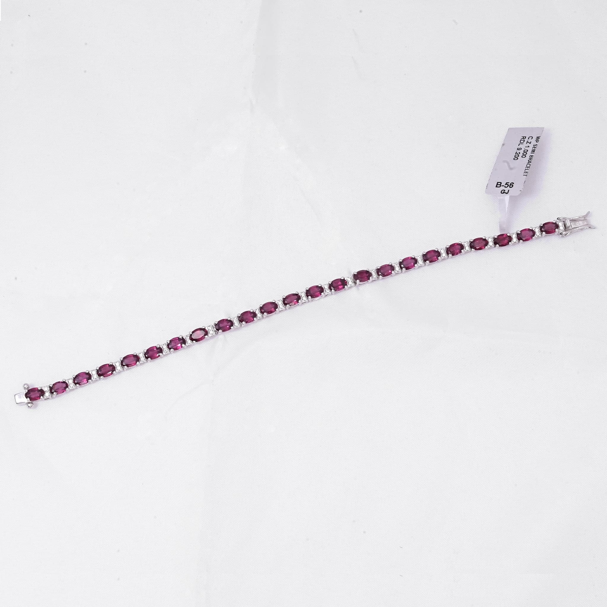 Rhodolite Garnet Tennis Bracelet