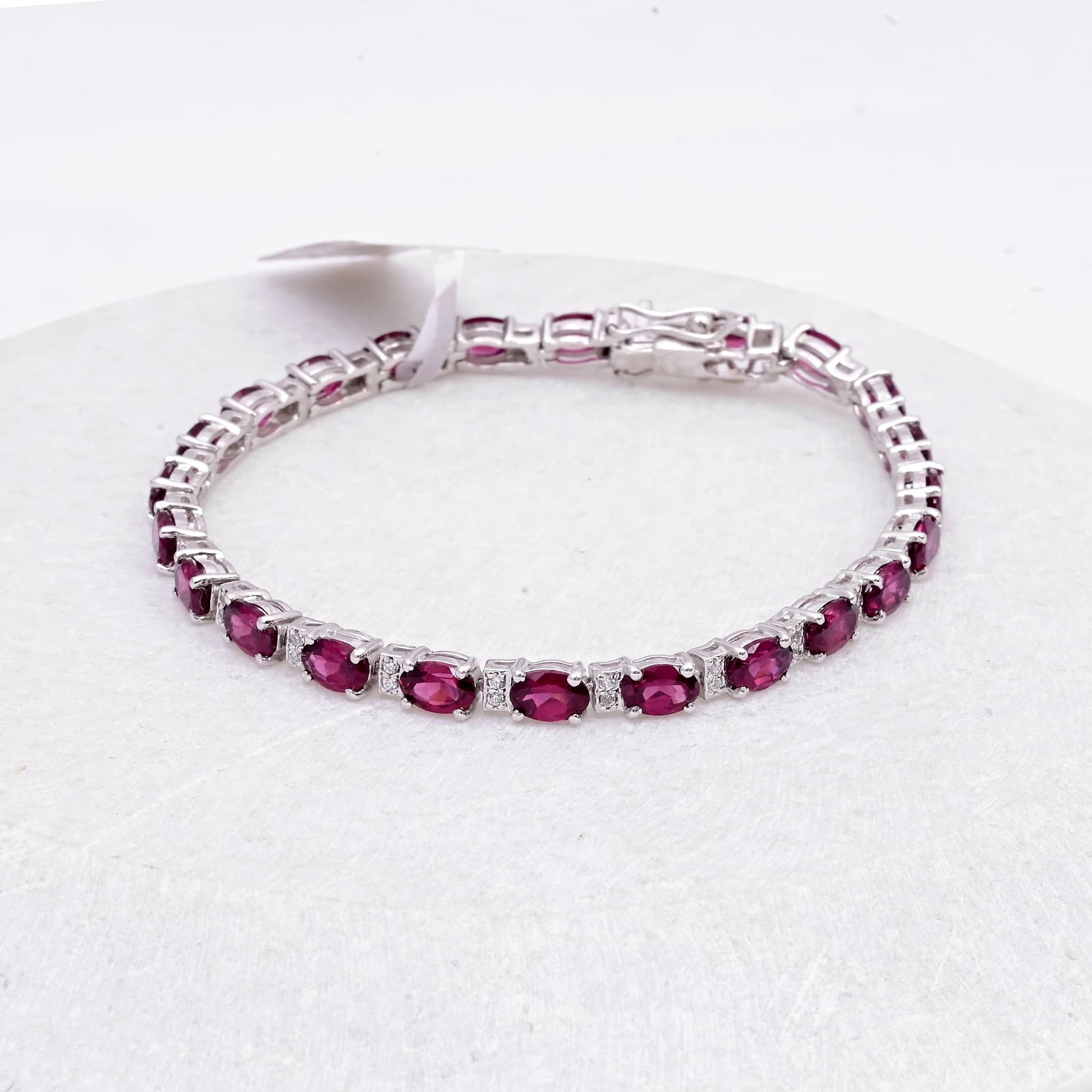 Rhodolite Garnet Tennis Bracelet alternate view