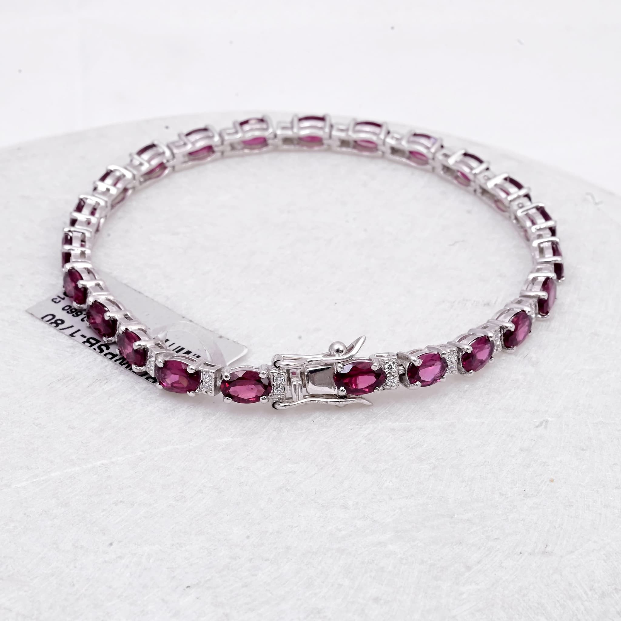 Rhodolite Garnet Tennis Bracelet