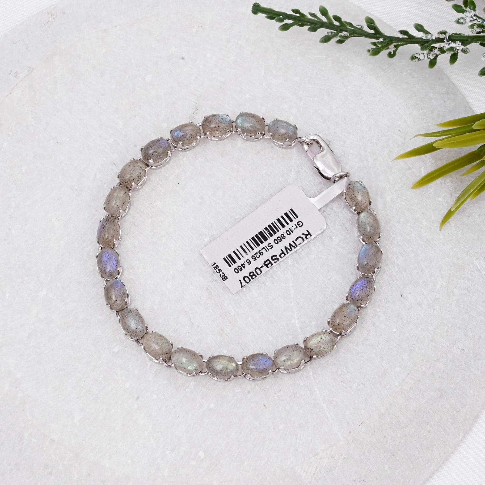 Oval Moonstone Bracelet alternate view