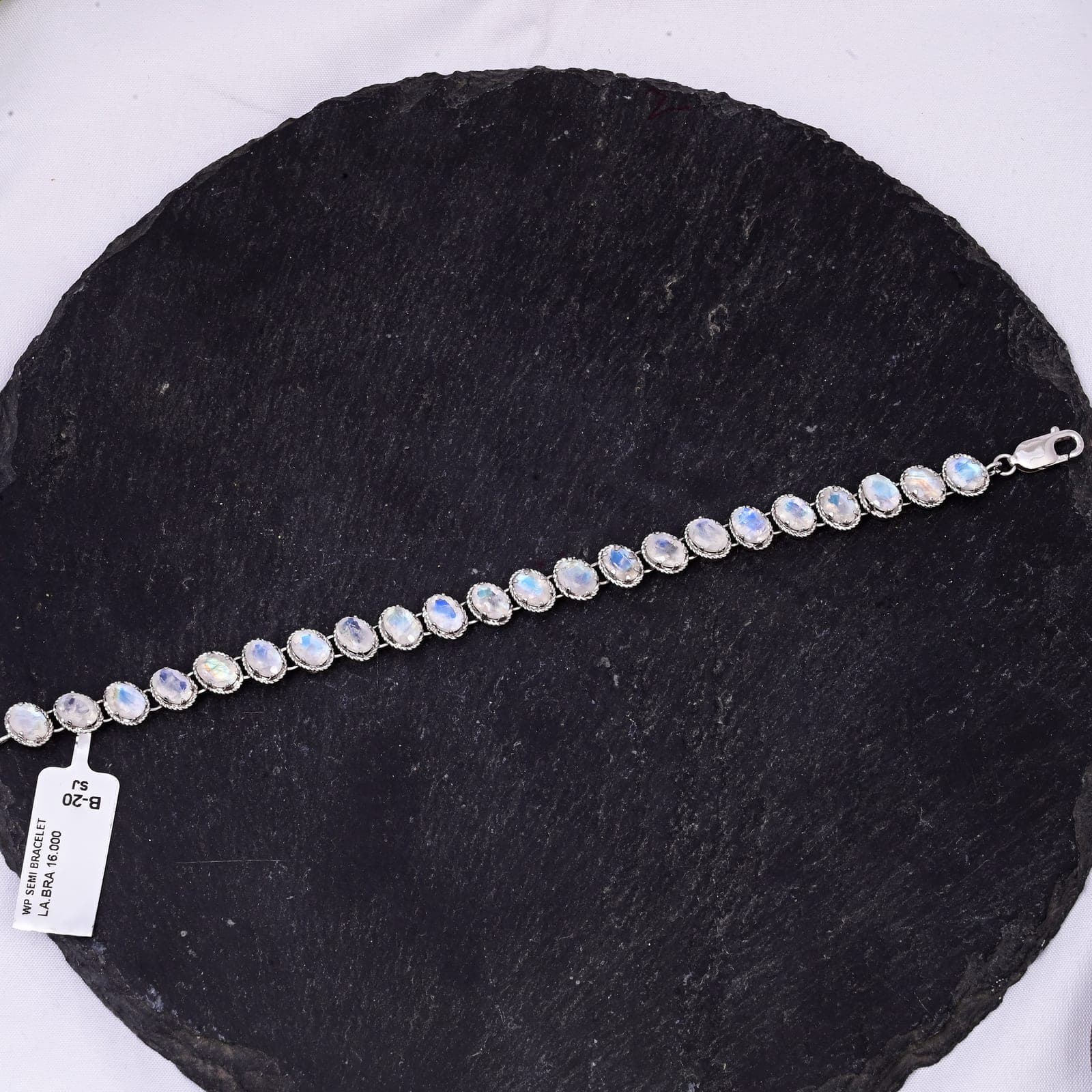 Oval Moonstone Tennis Bracelet