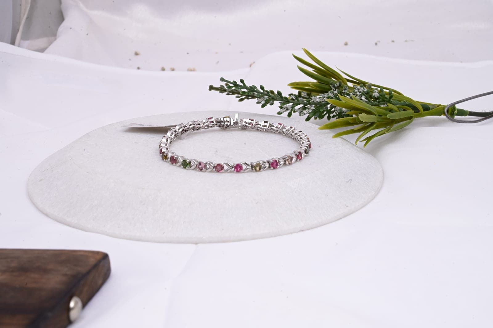 Aurora Grace Tourmaline Tennis Bracelet