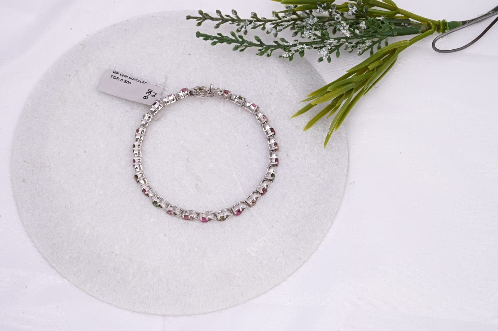 Aurora Grace Tourmaline Tennis Bracelet