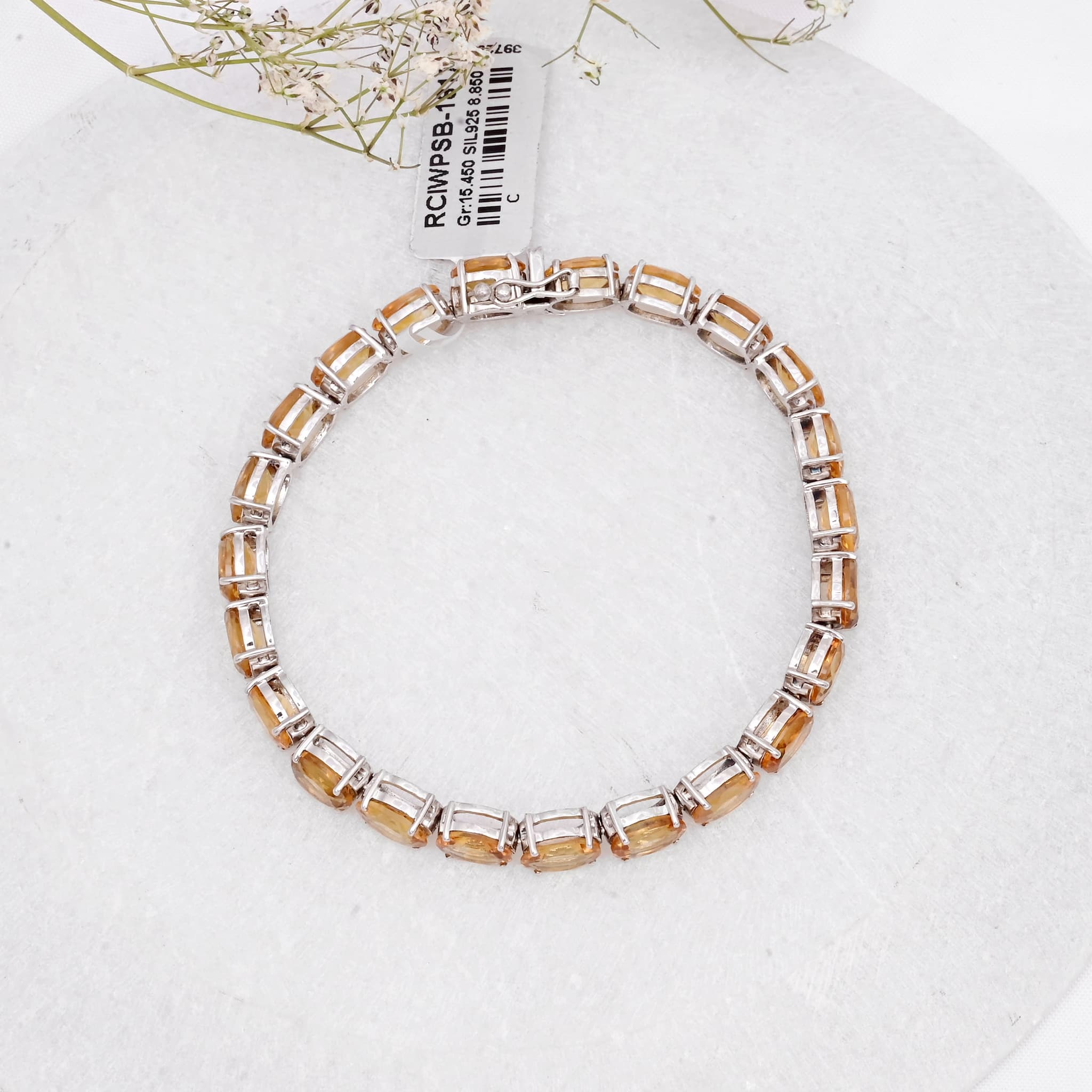 Golden Radiance Topaz Bracelet