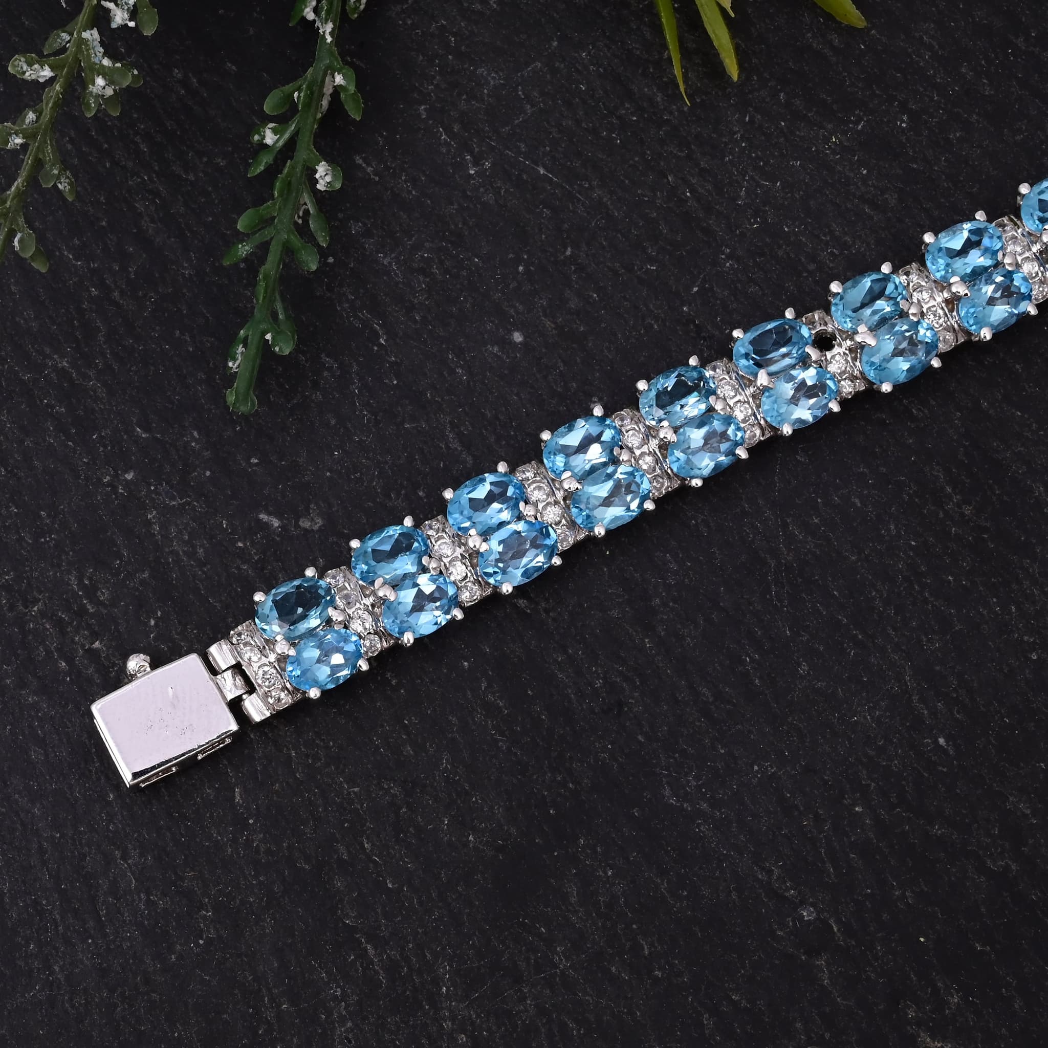 Ocean Glow Blue Topaz Bracelet alternate view