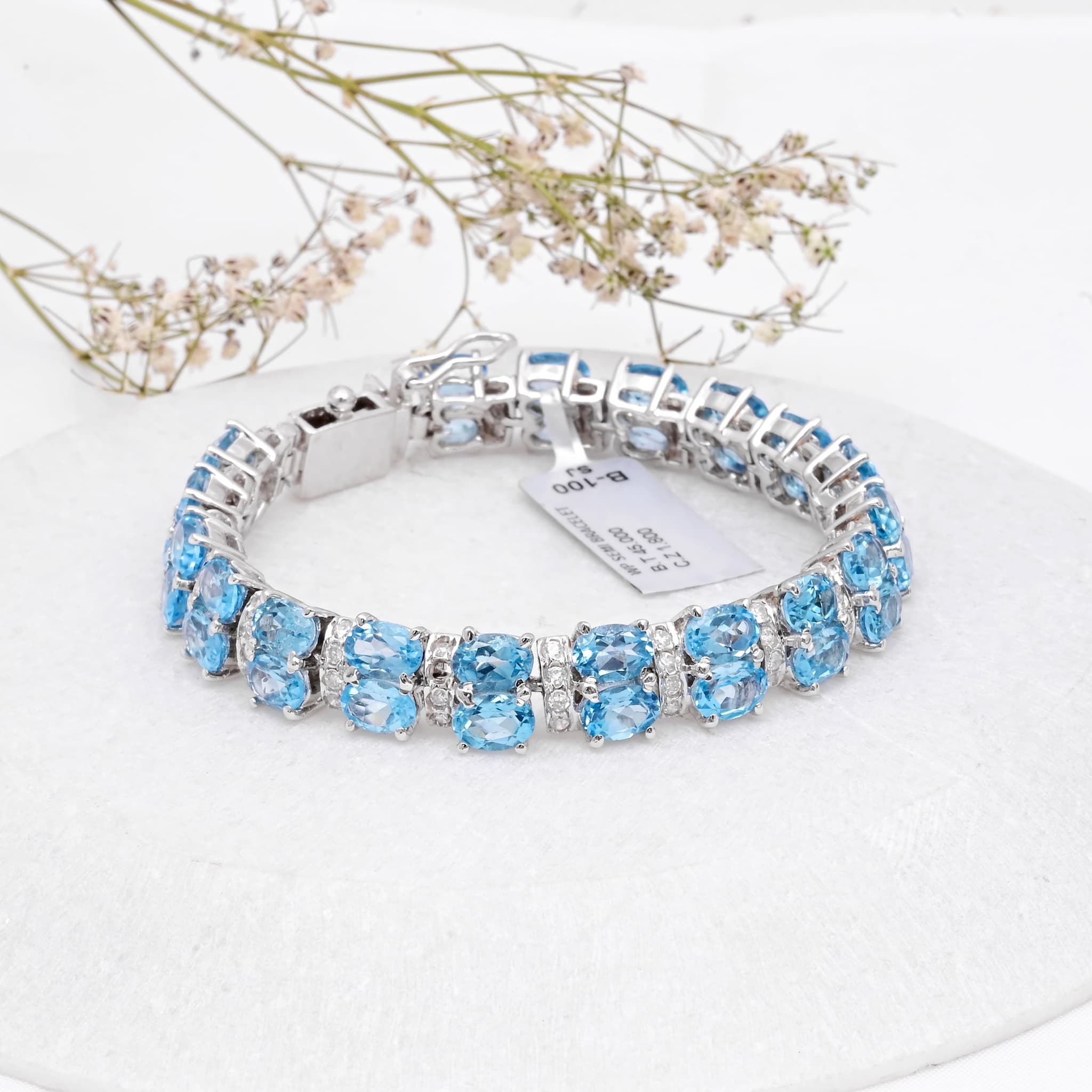 Ocean Glow Blue Topaz Bracelet