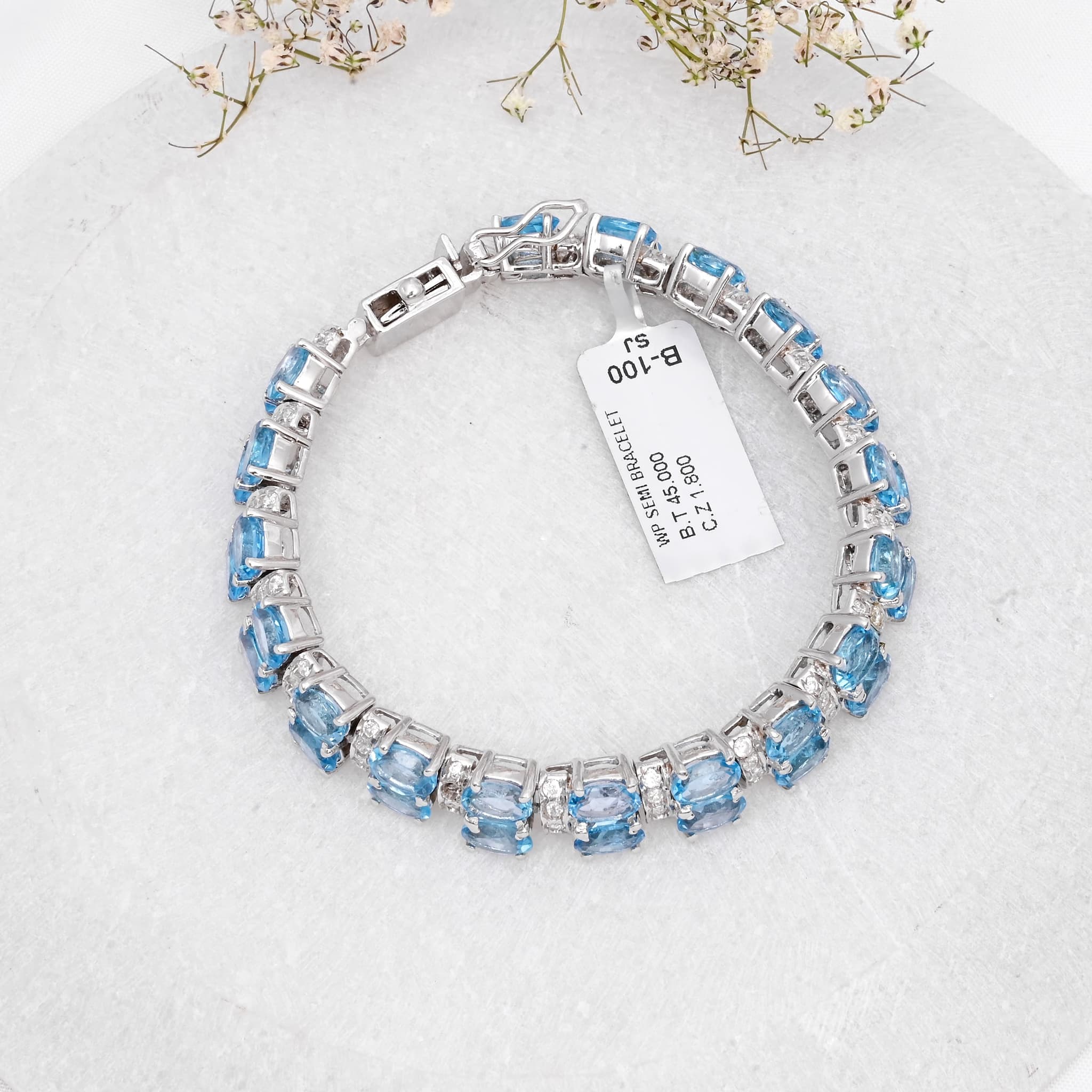 Ocean Glow Blue Topaz Bracelet