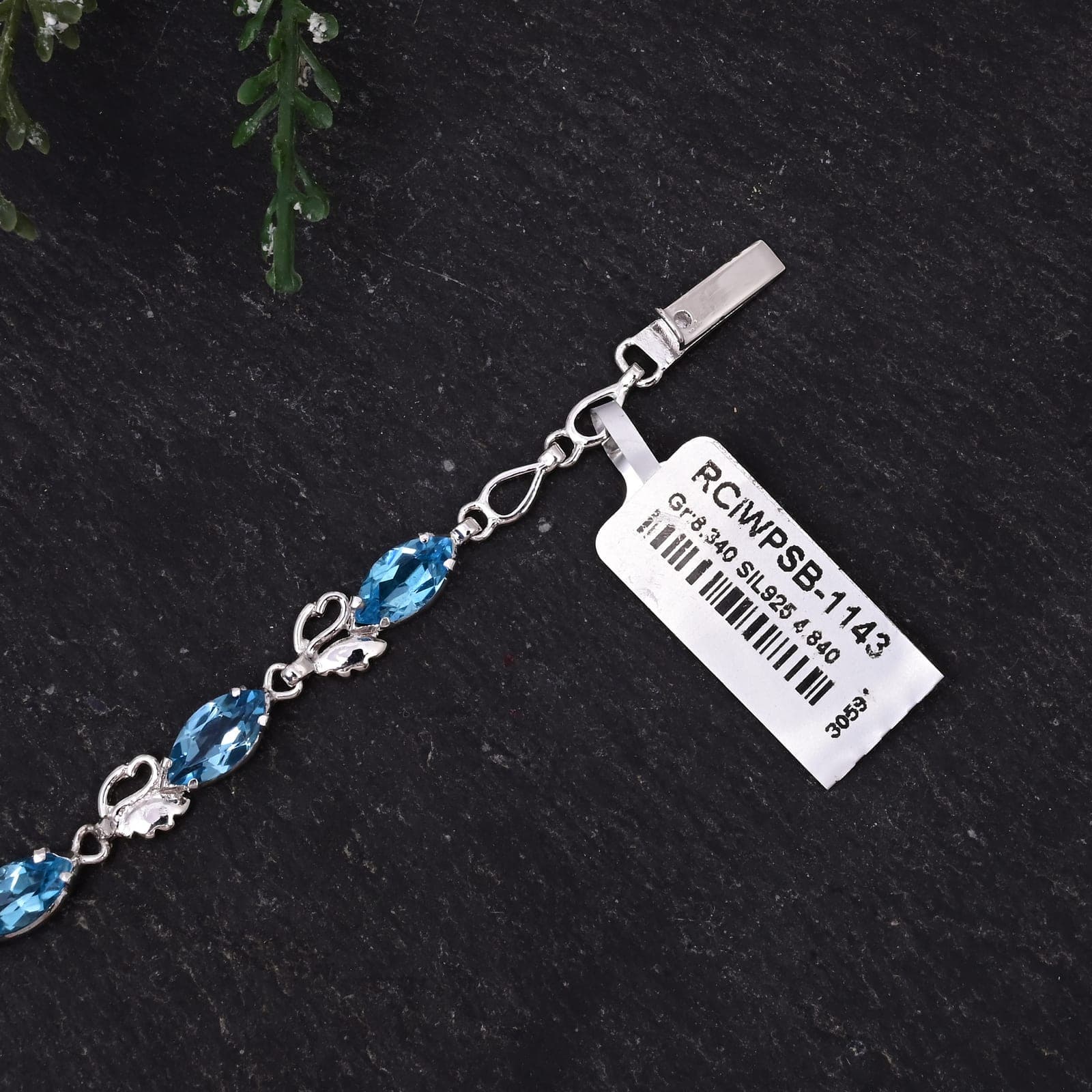 Aqua Whisper Topaz Bracelet