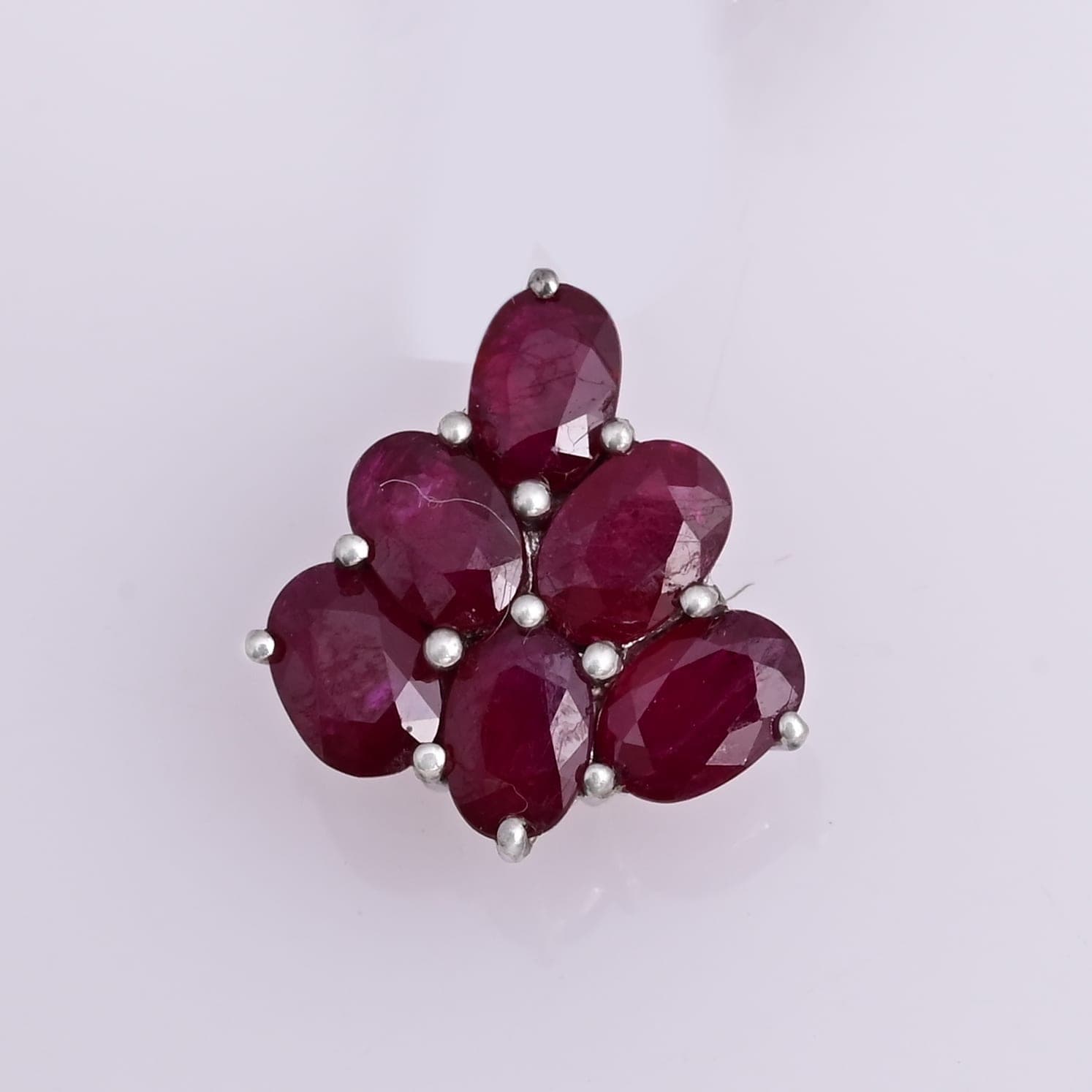 Petite Ruby Blossom Pendant