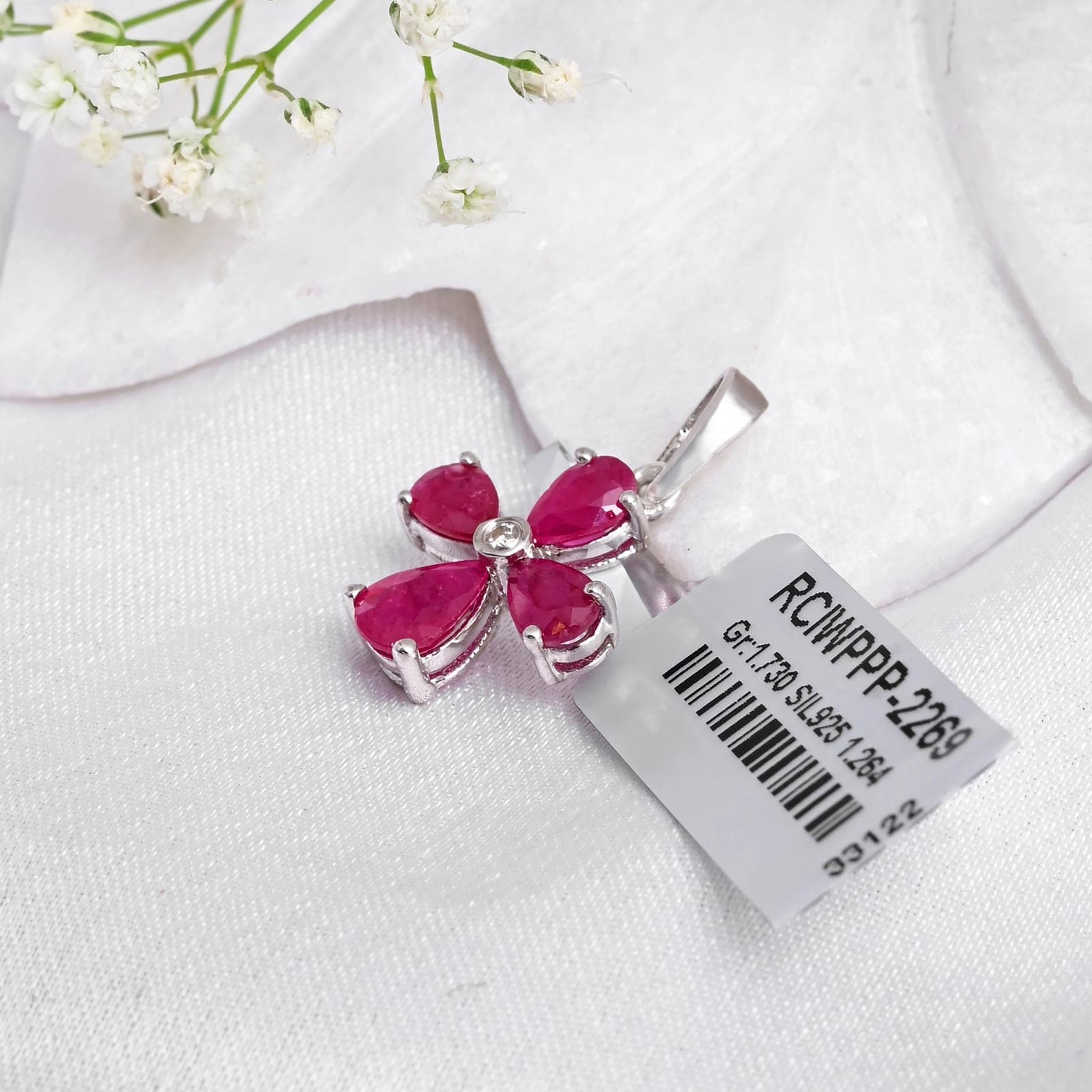 Ruby Petal Grace Pendant alternate view