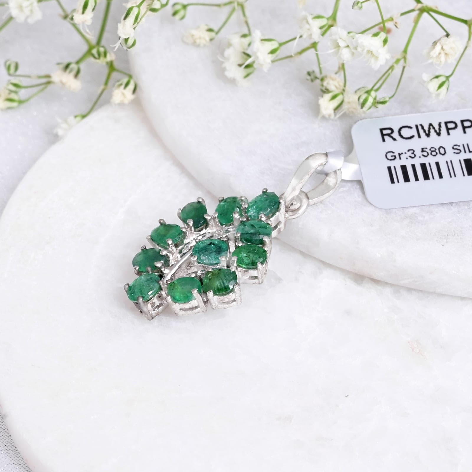 Forest Grace Emerald Pendant