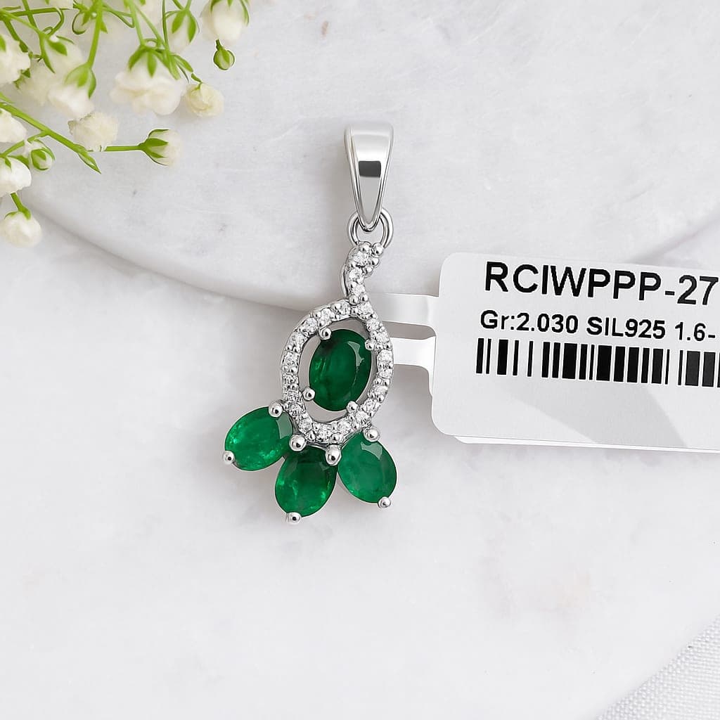 Emerald Drop Pendant