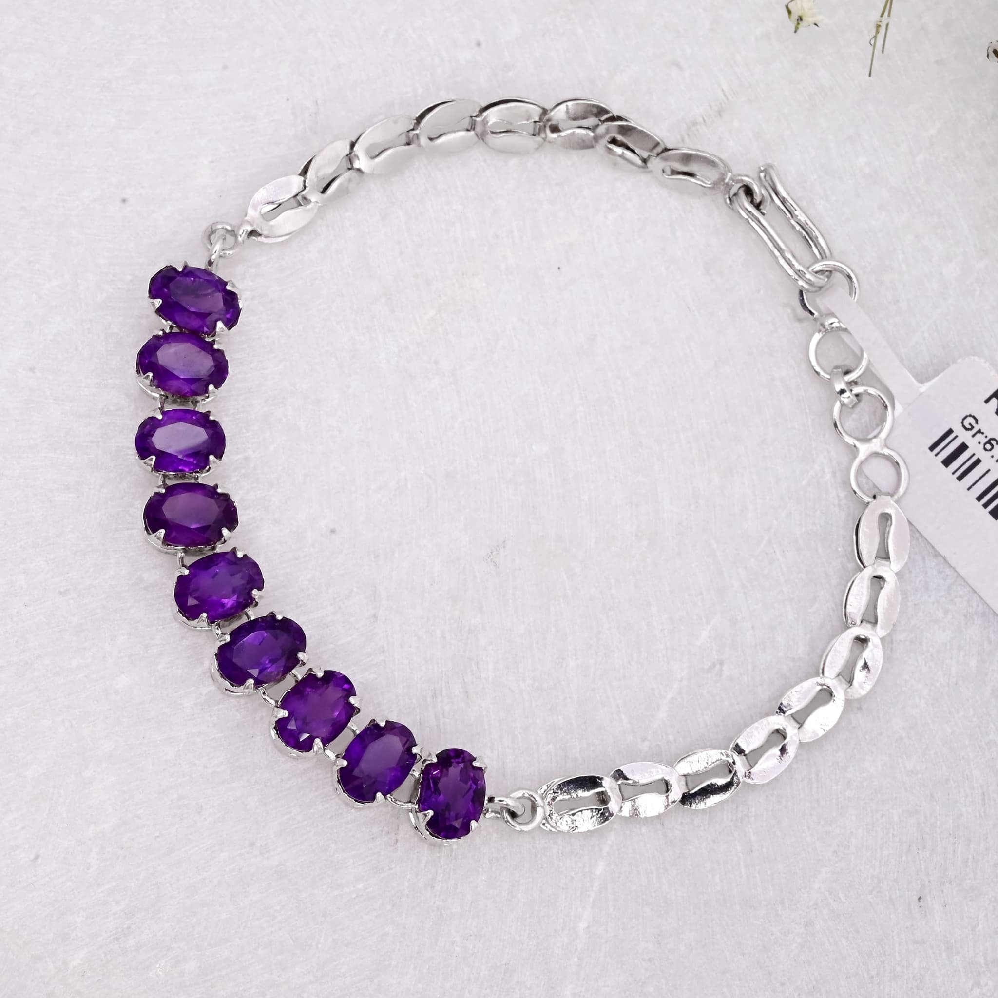 Royal Violet Grace Amethyst Bracelet