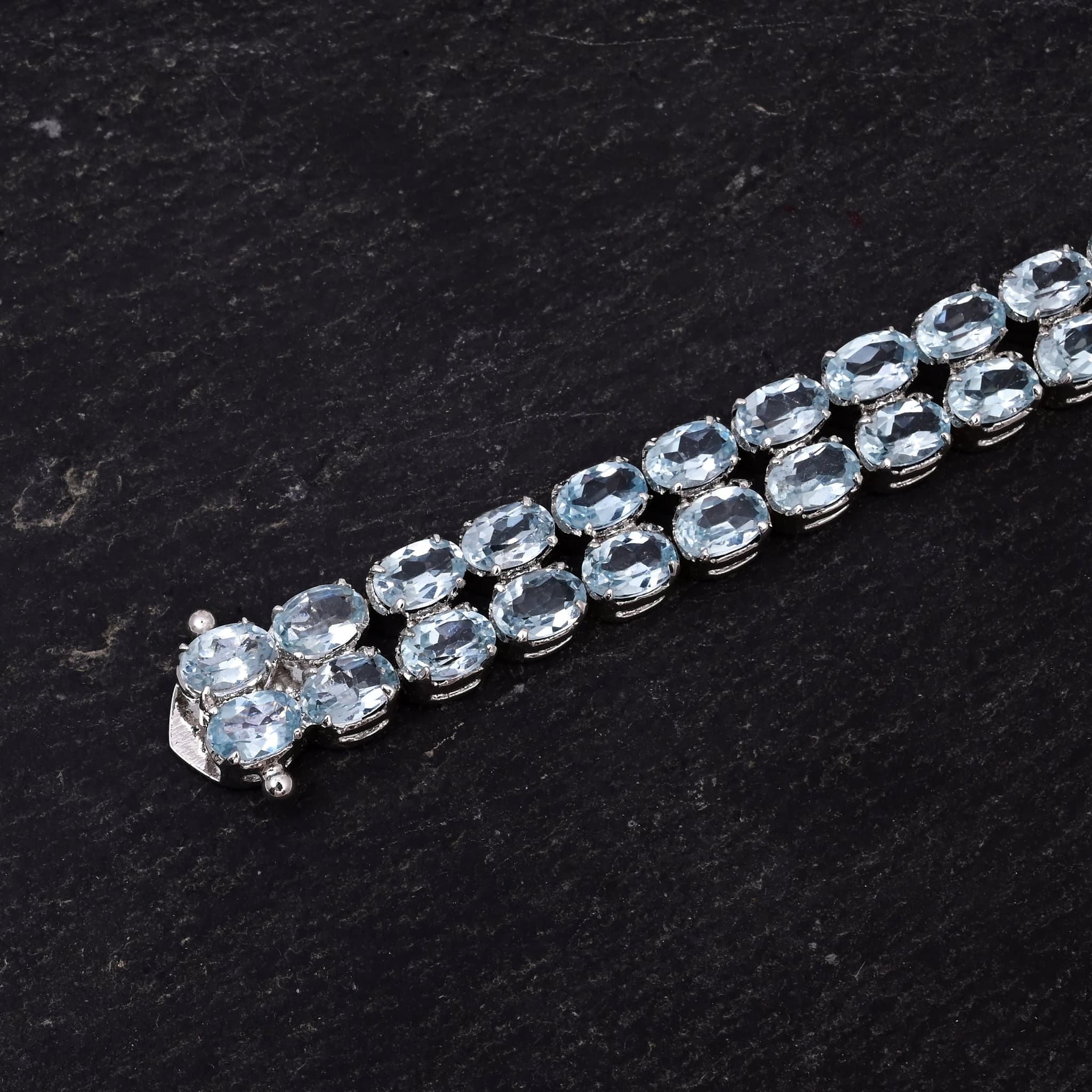 Arctic Glow Aquamarine Luxe Bracelet alternate view