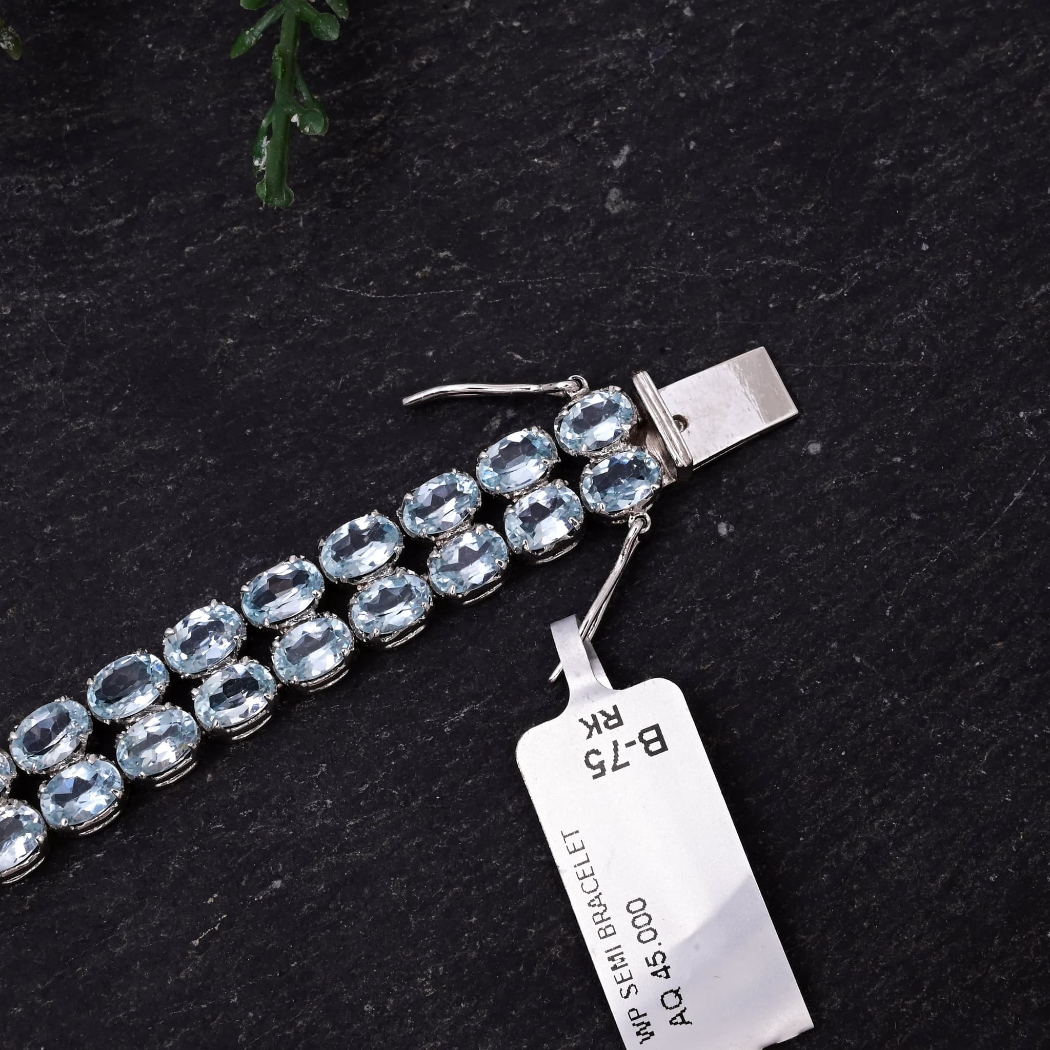 Arctic Glow Aquamarine Luxe Bracelet