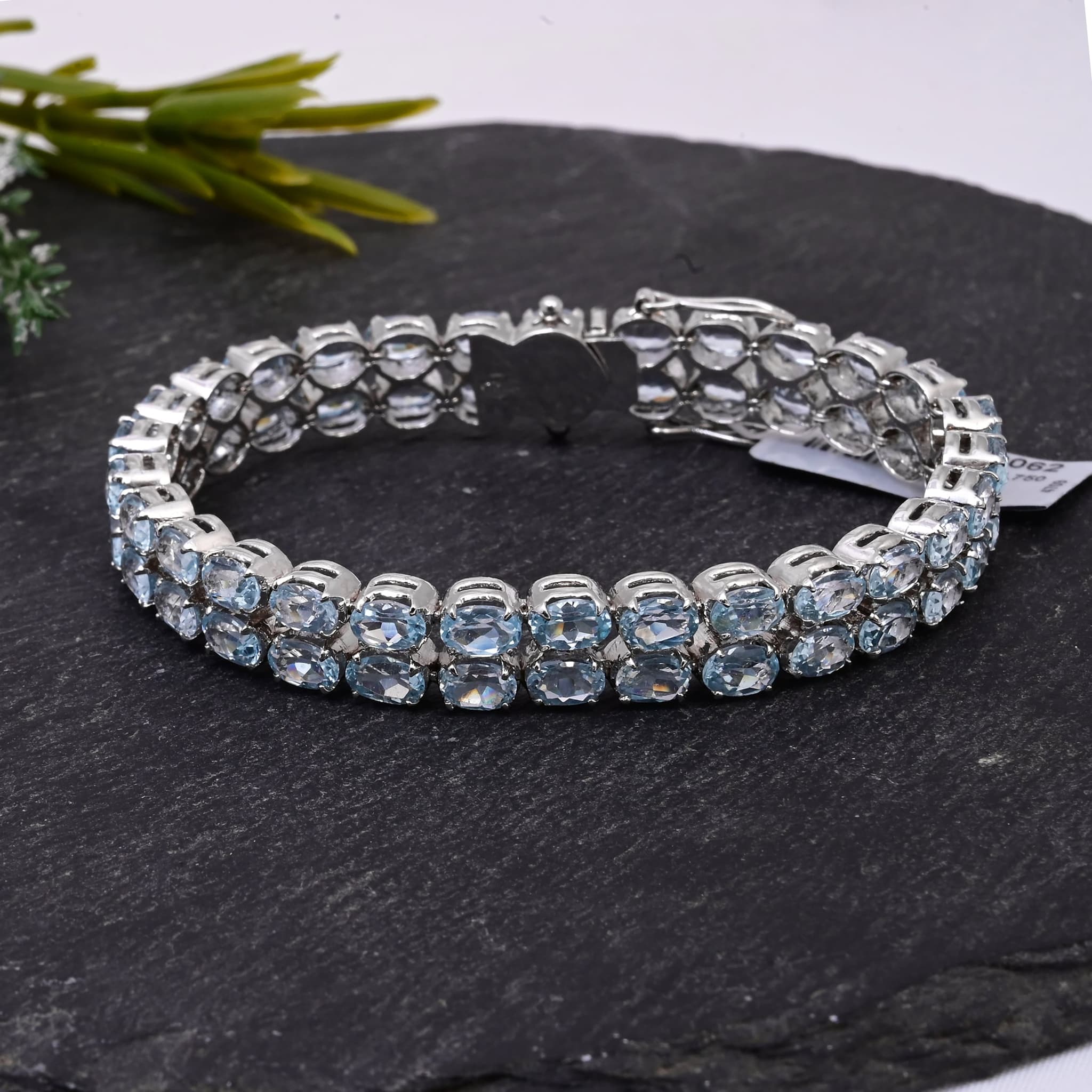 Arctic Glow Aquamarine Luxe Bracelet