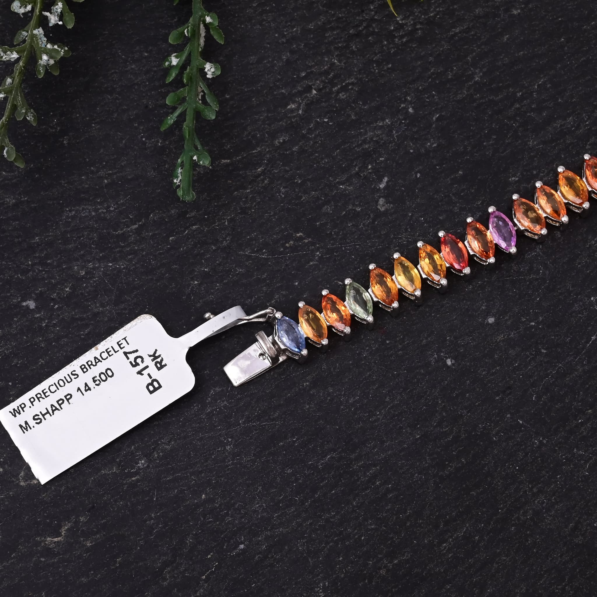 Aurora Bloom Multi Sapphire Bracelet alternate view