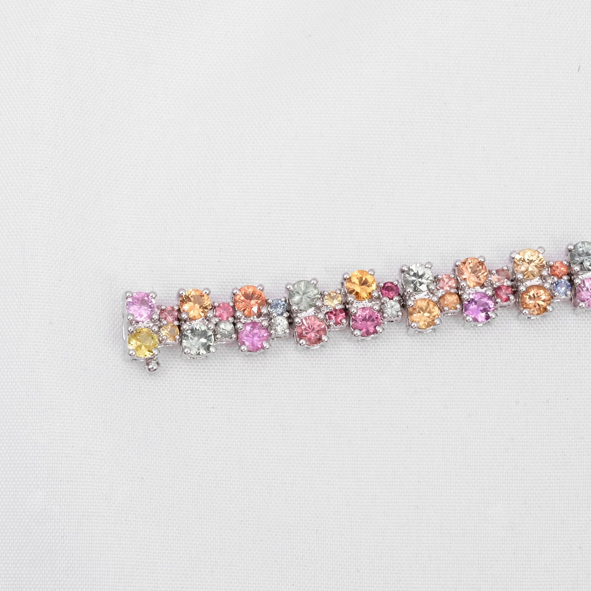 Prism Elegance Multi Sapphire Tennis Bracelet alternate view