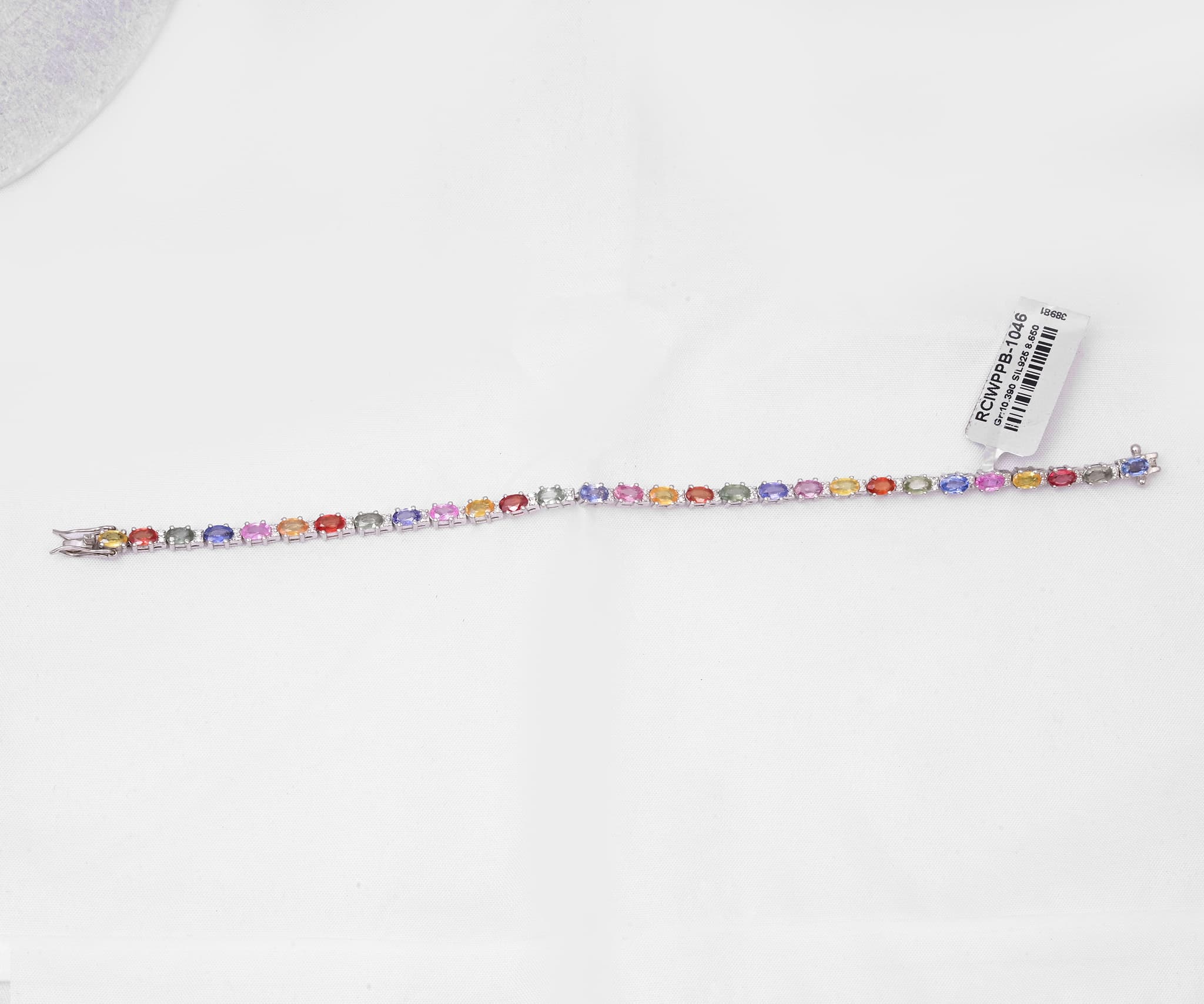 Rainbow Luxe Multi Sapphire Tennis Bracelet