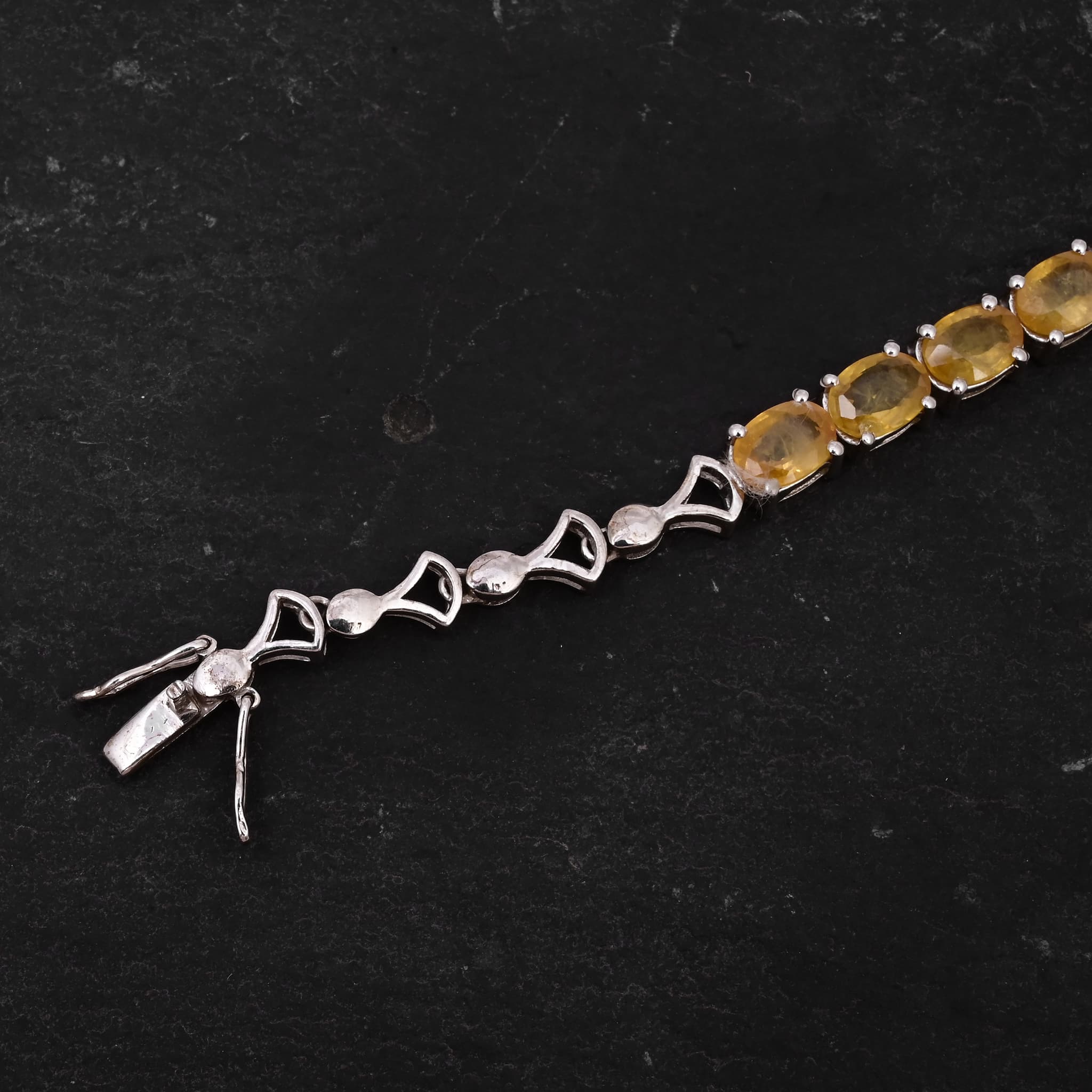 Golden Aura Yellow Sapphire Tennis Bracelet alternate view