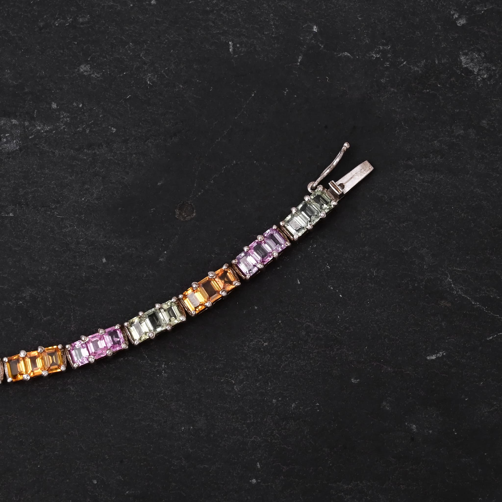 Spectrum Luxe Multi Sapphire Statement Bracelet alternate view