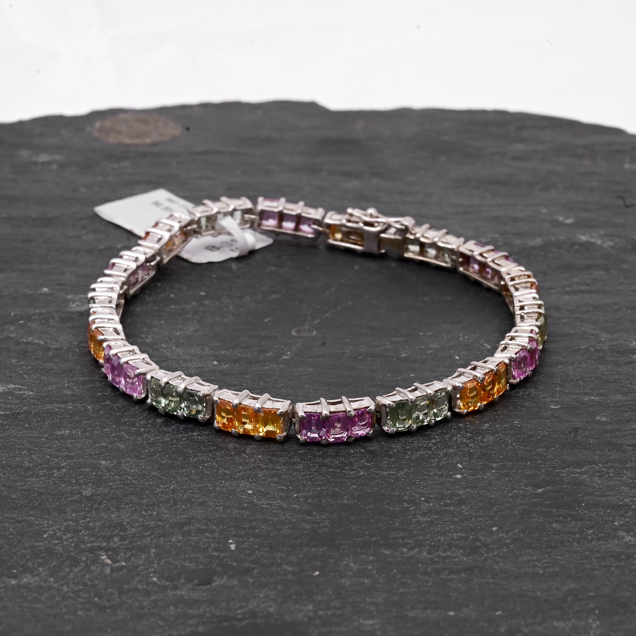 Spectrum Luxe Multi Sapphire Statement Bracelet