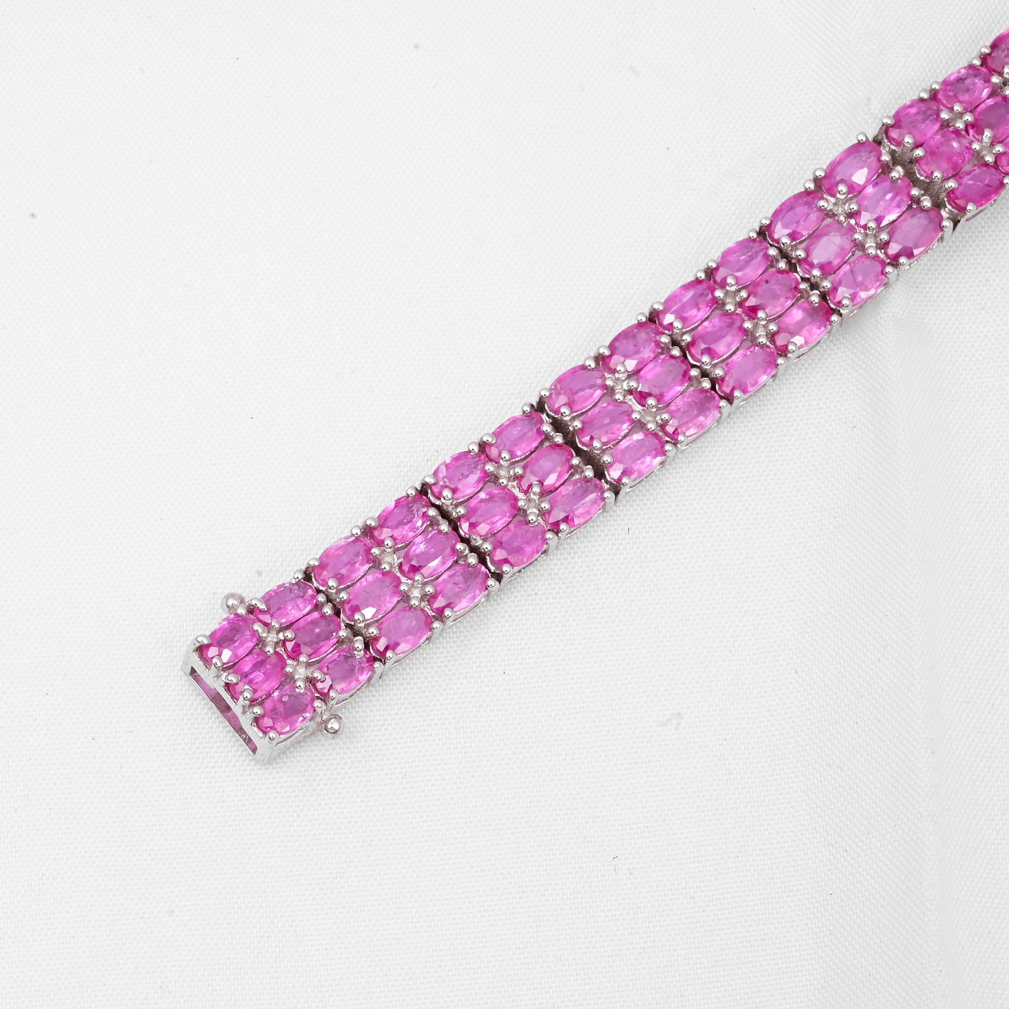 Regal Blush Grand Pink Sapphire Bracelet