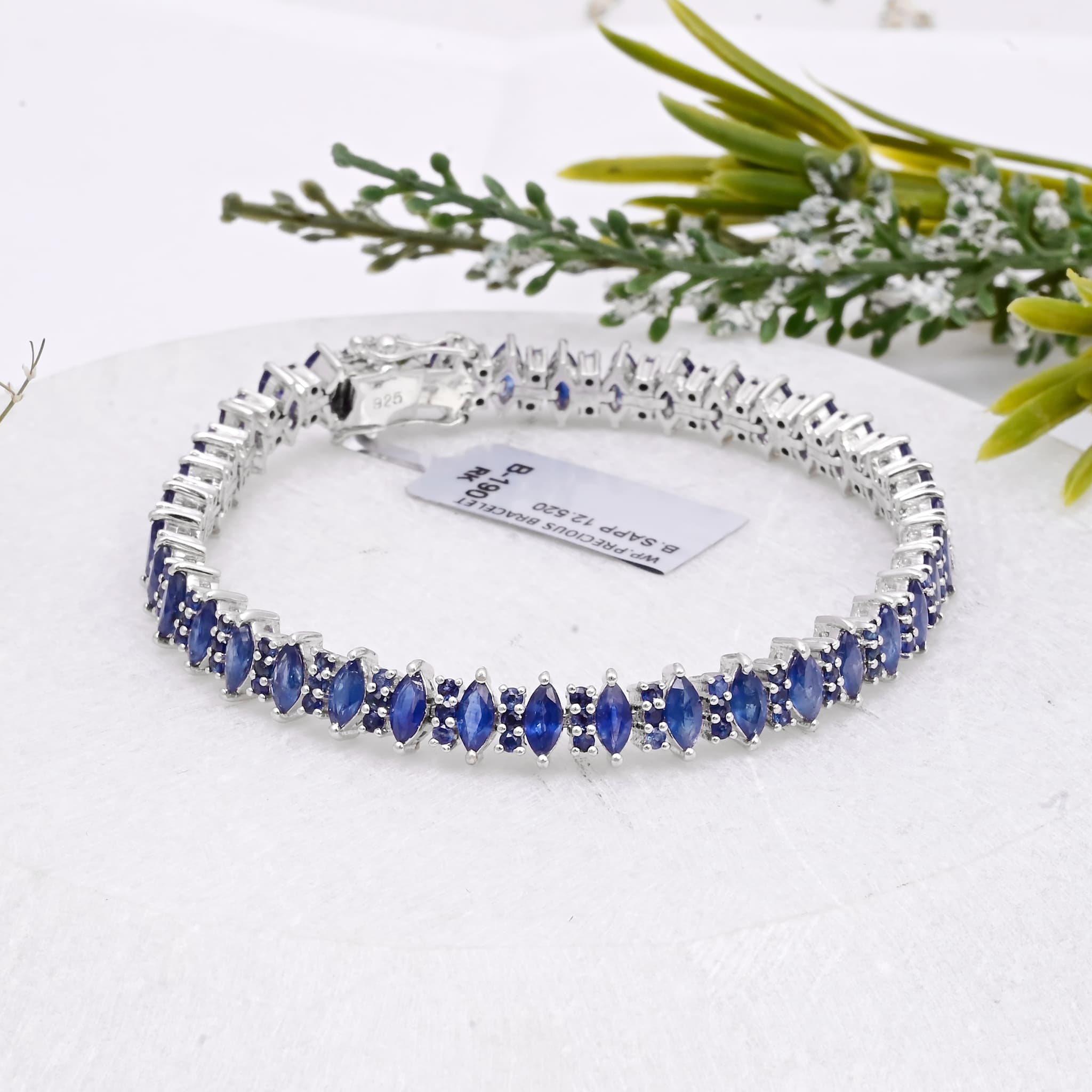 Royal Marquise Sapphire Tennis Bracelet