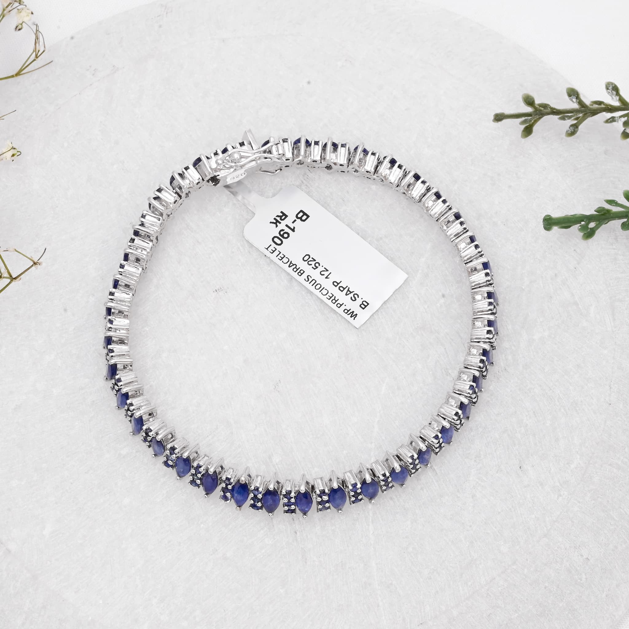 Royal Marquise Sapphire Tennis Bracelet