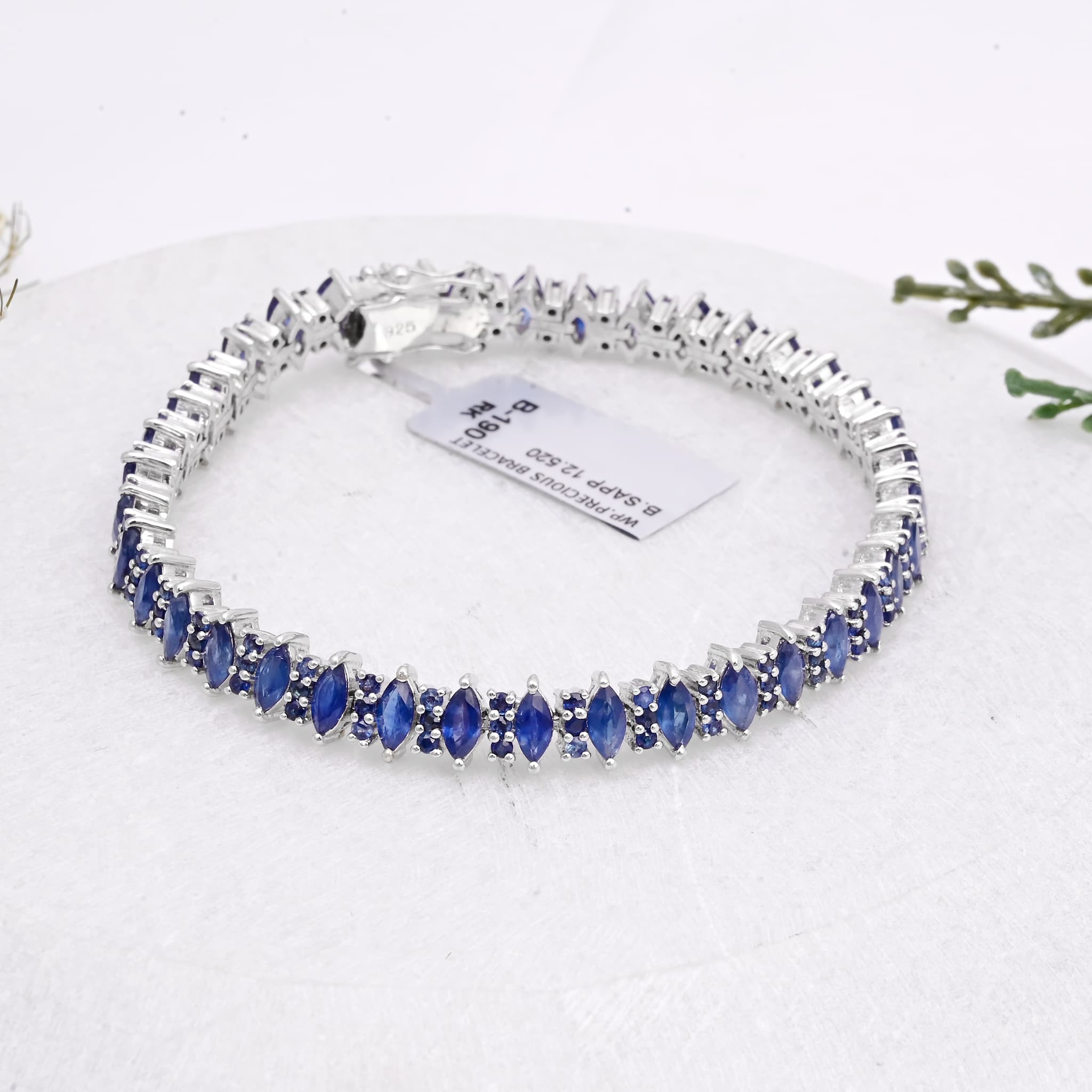 Royal Marquise Sapphire Tennis Bracelet