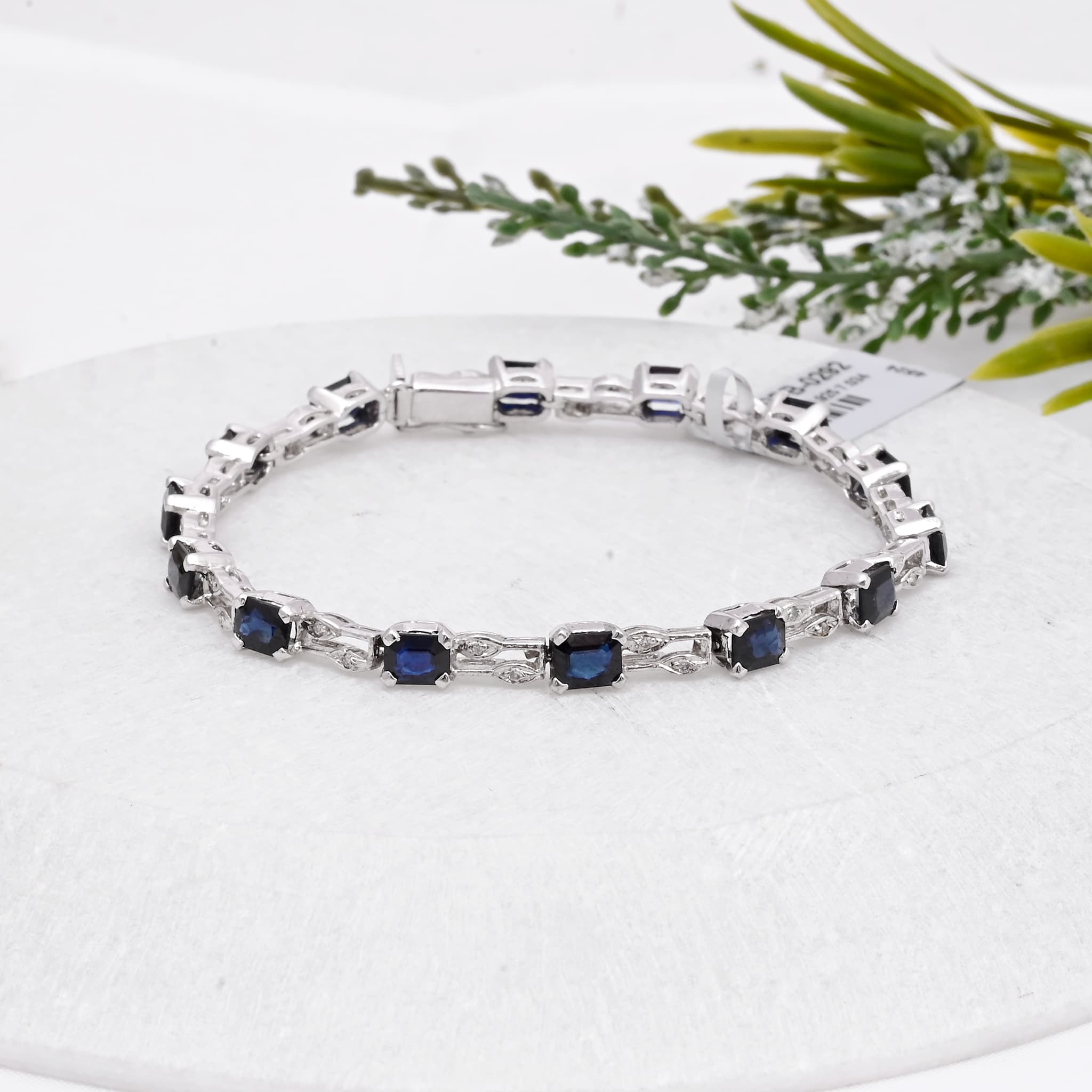 Imperial Link Sapphire & Diamond Bracelet