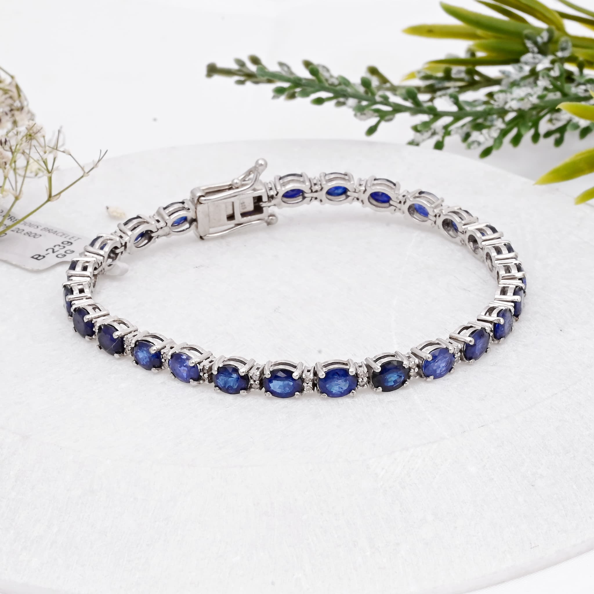 Ocean Royale Sapphire & Diamond Tennis Bracelet