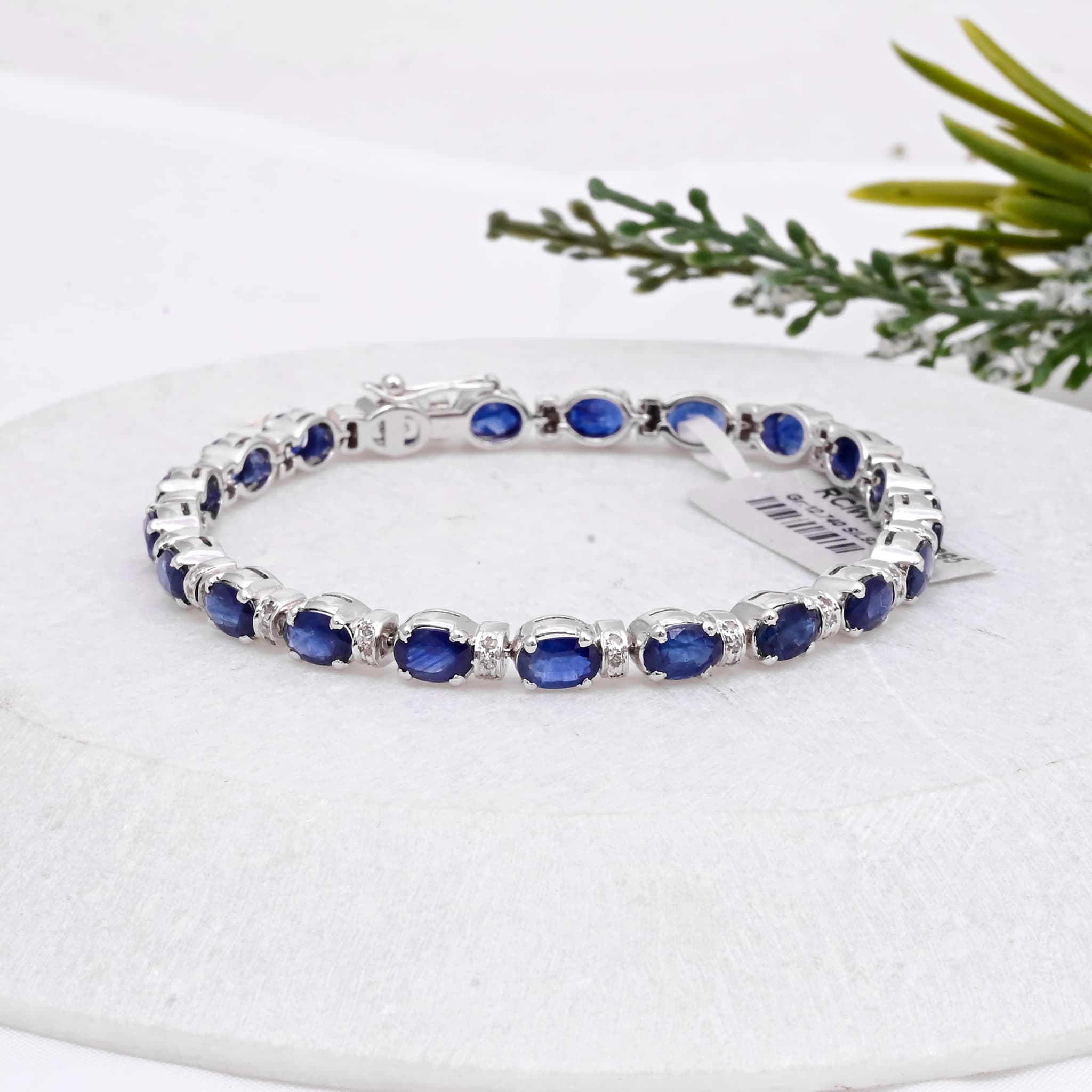 Eternal Blue Sapphire Tennis Bracelet