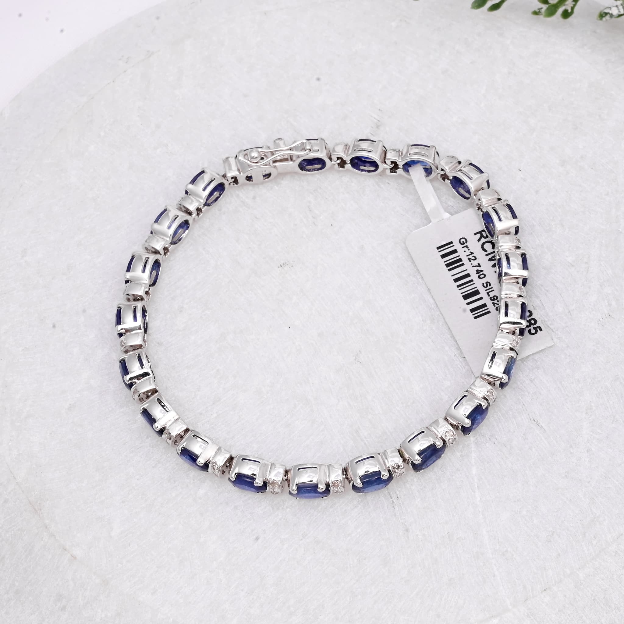 Eternal Blue Sapphire Tennis Bracelet