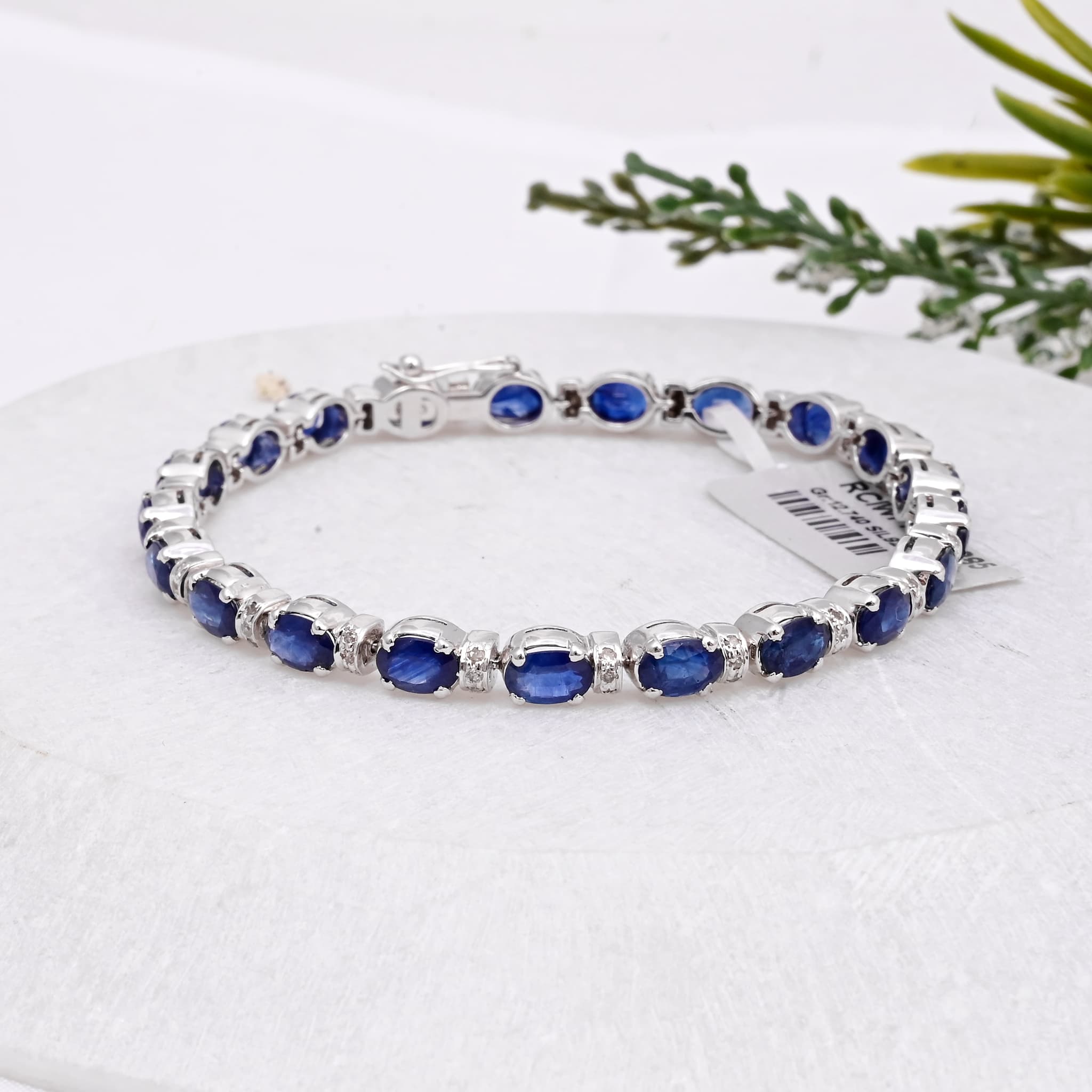 Eternal Blue Sapphire Tennis Bracelet