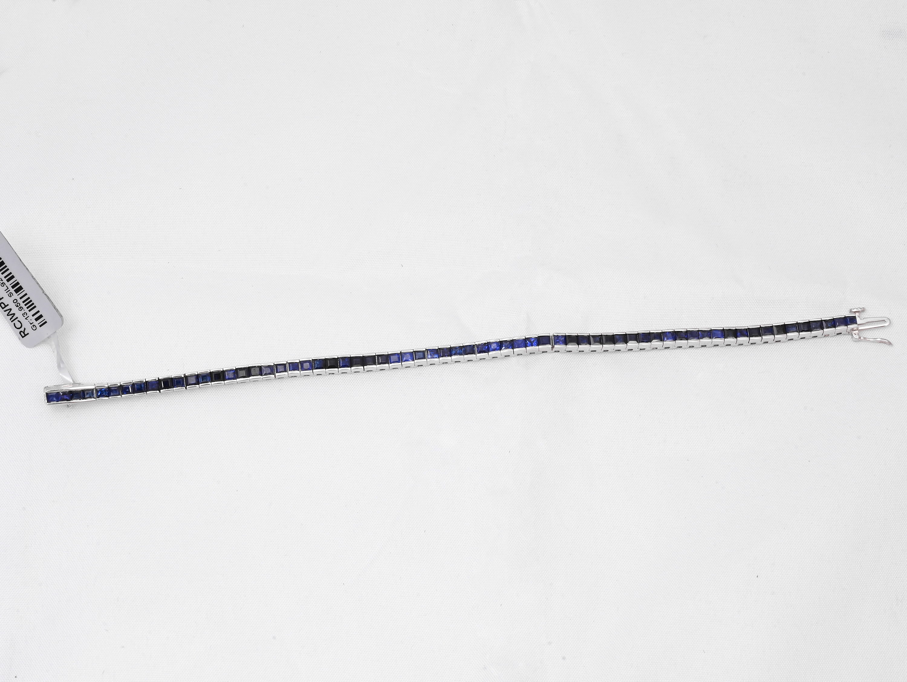Midnight Line Blue Sapphire Bracelet