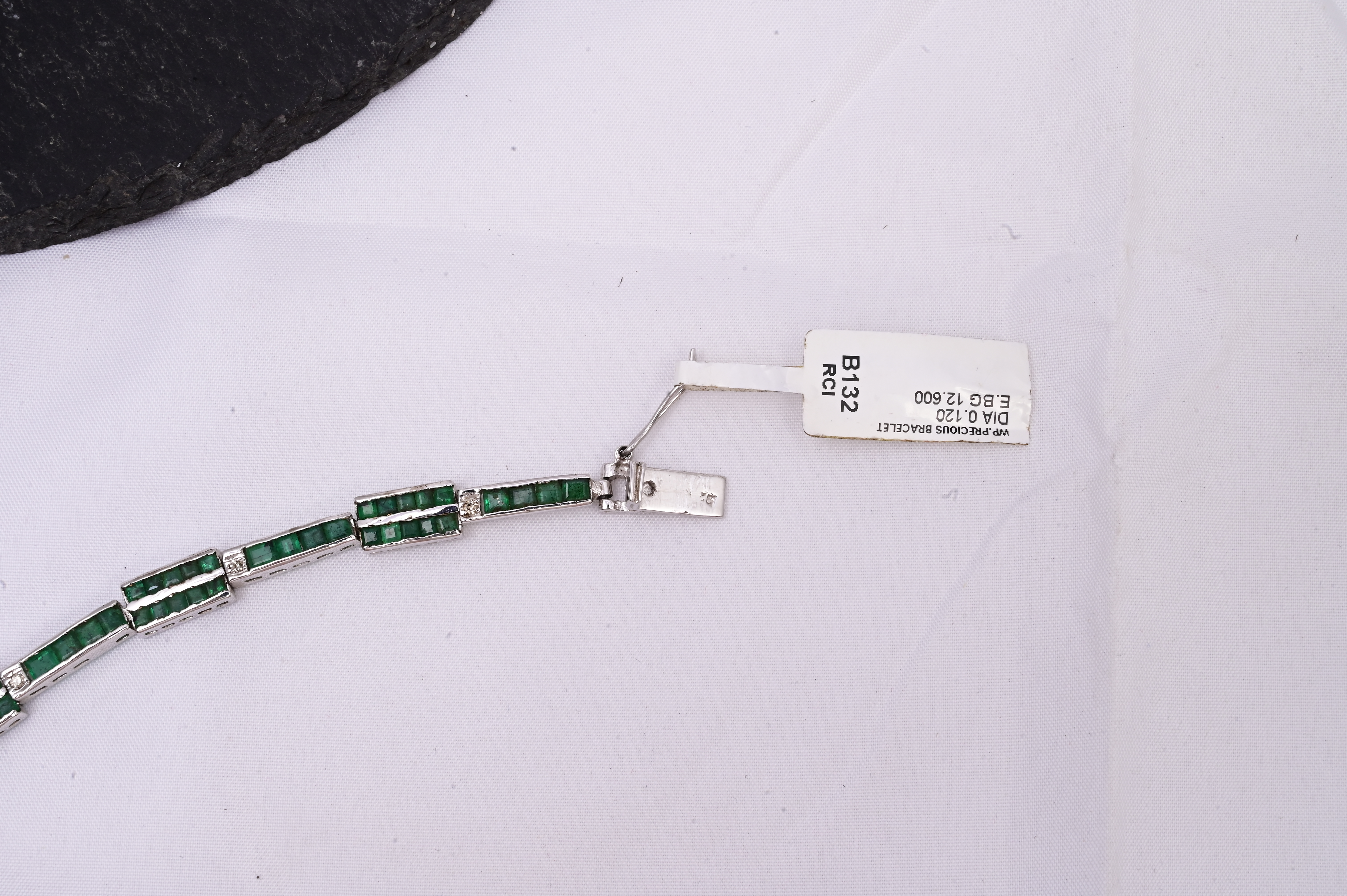 Emerald Line Diamond Bracelet