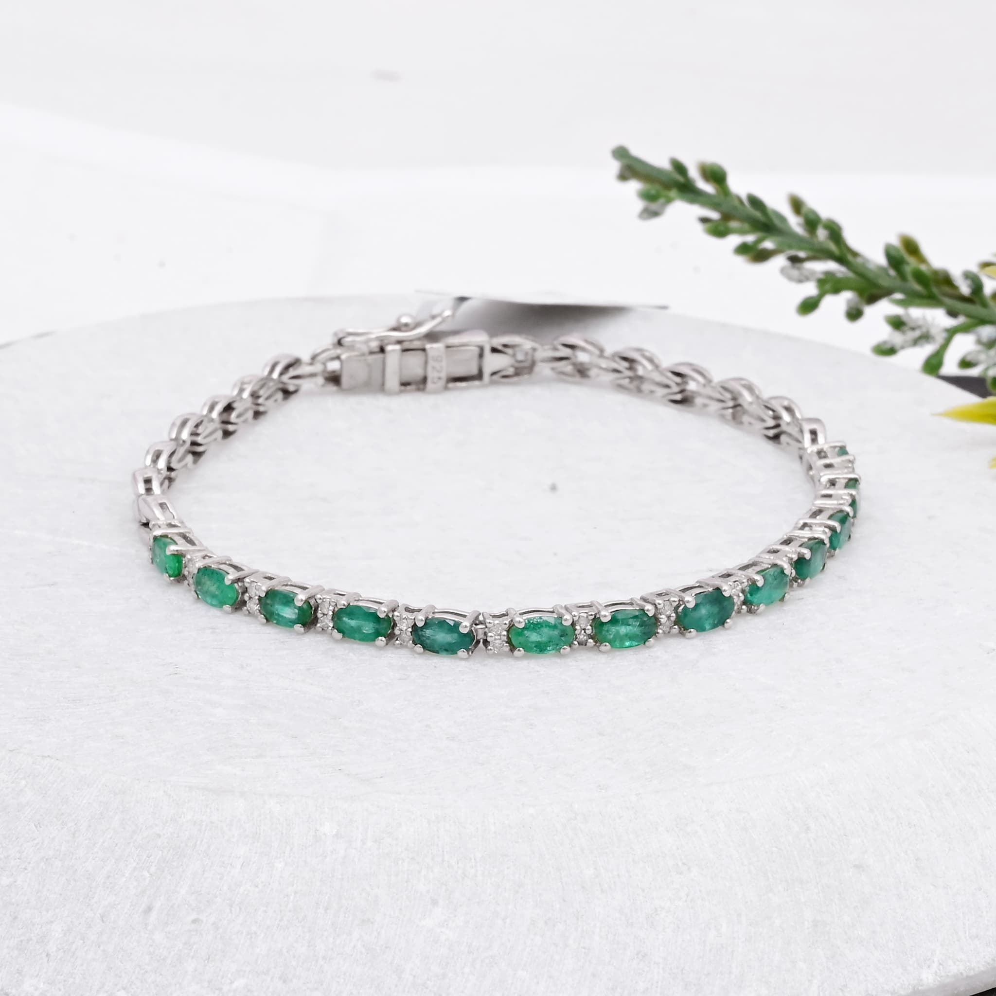 Classic Emerald Tennis Bracelet