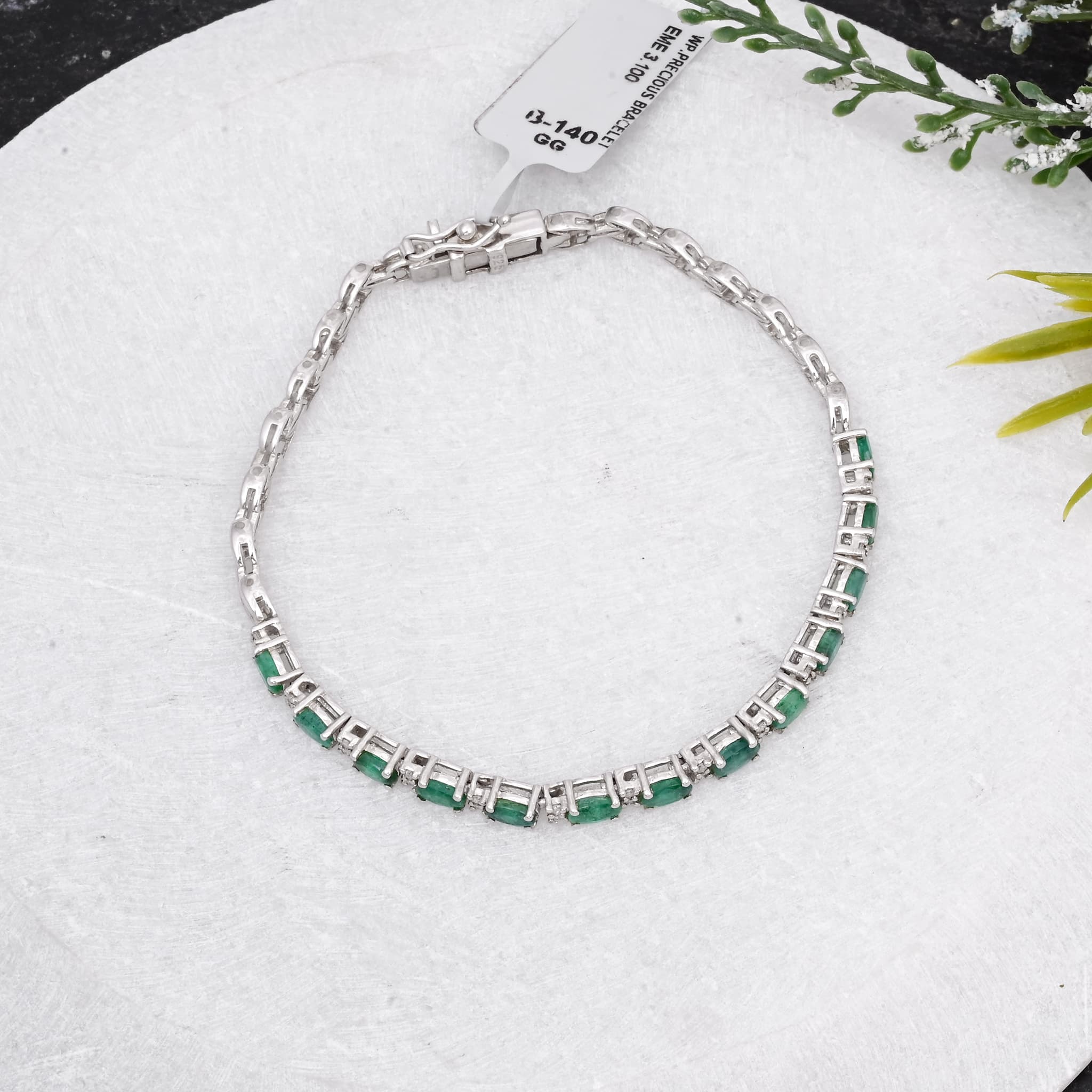 Classic Emerald Tennis Bracelet