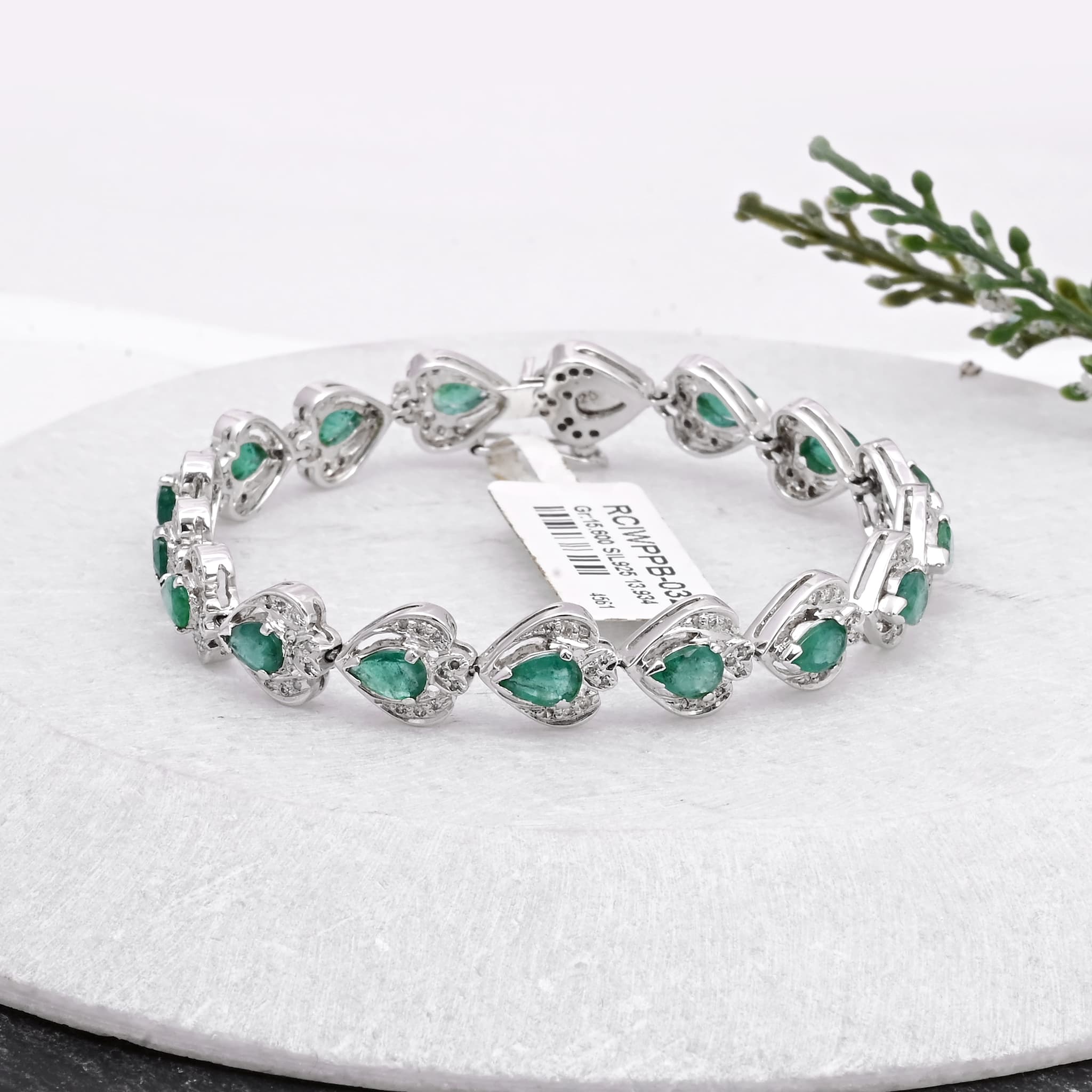 Emerald Whisper Luxury Bracelet