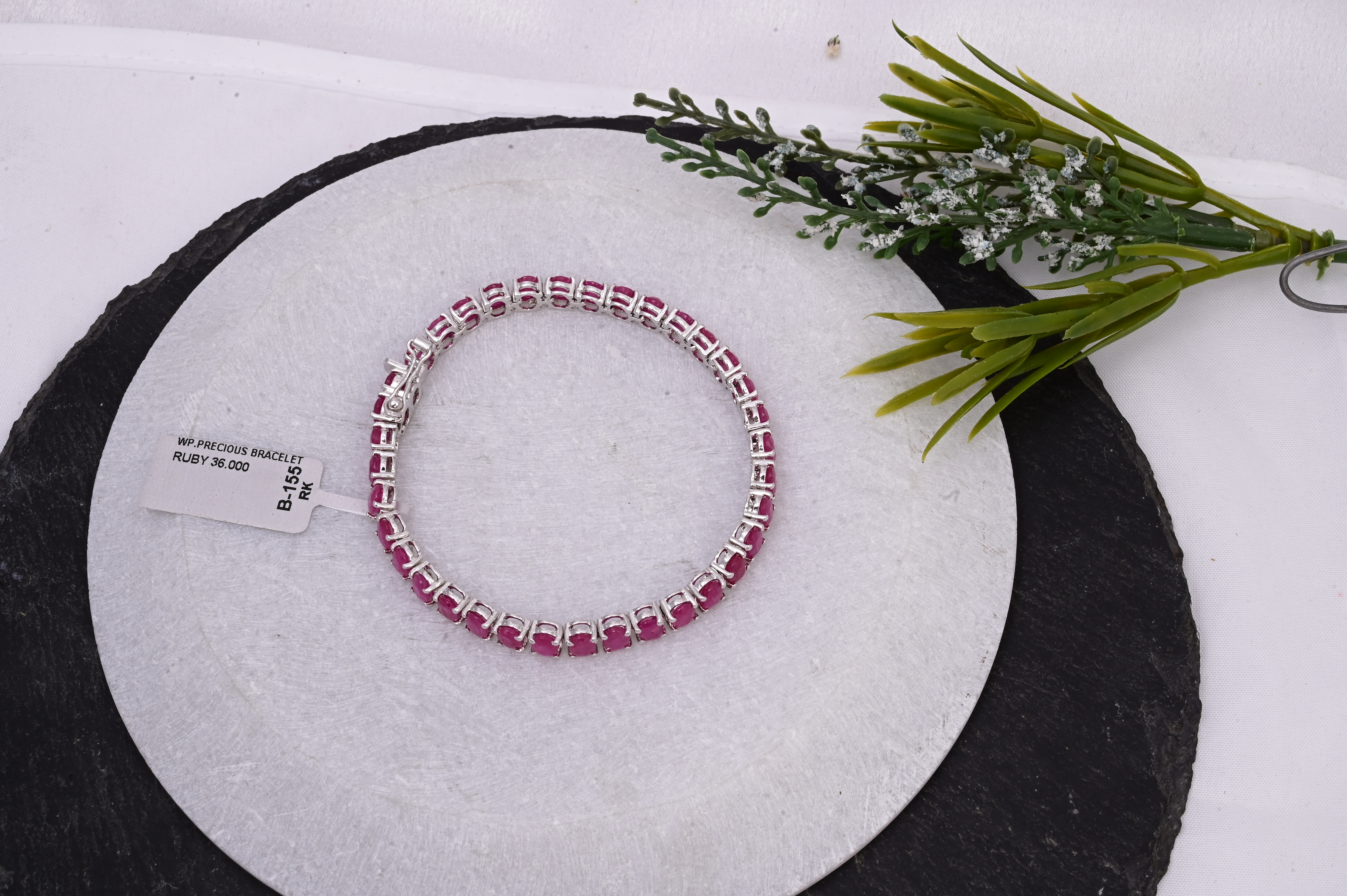Blush Royale Ruby Tennis Bracelet