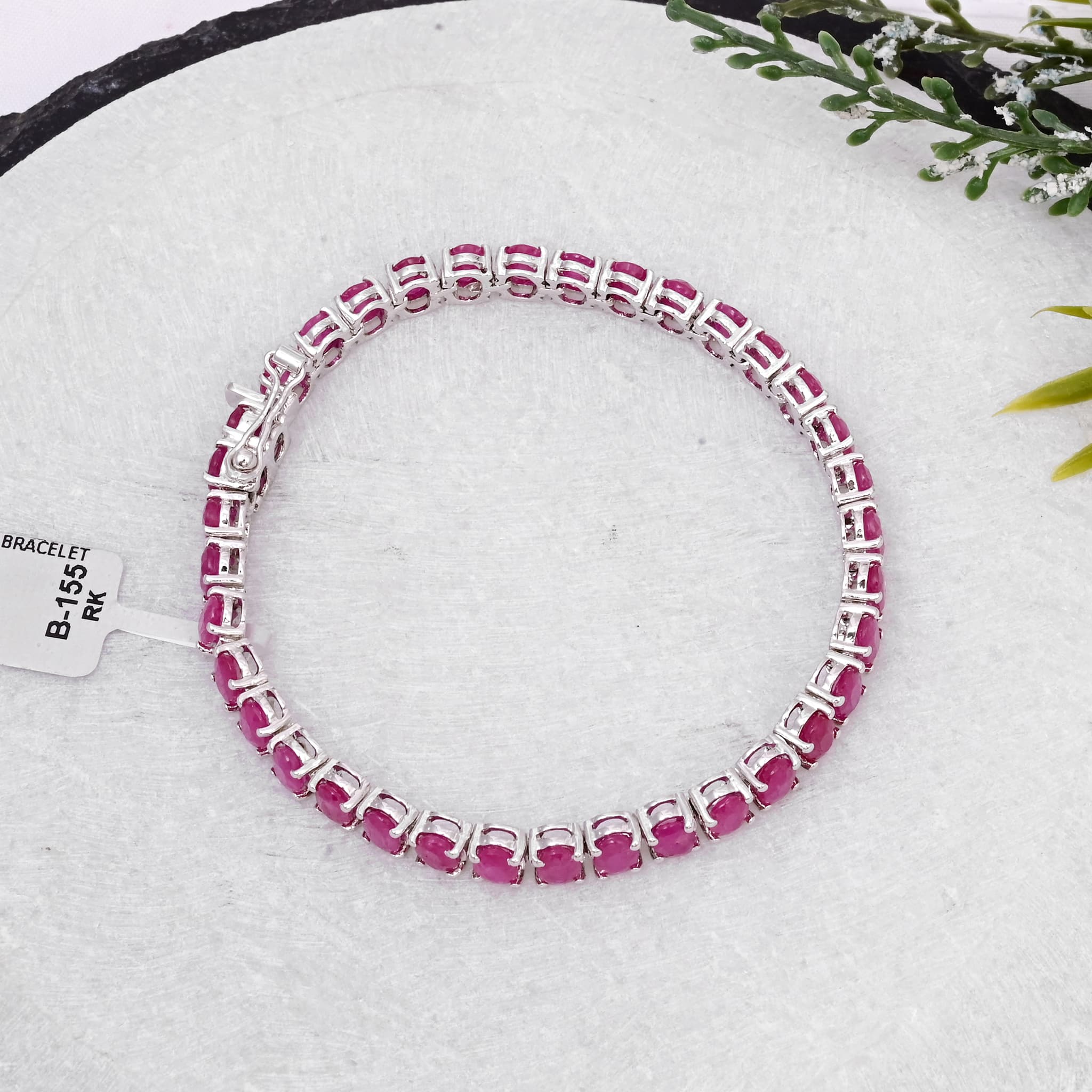 Blush Royale Ruby Tennis Bracelet