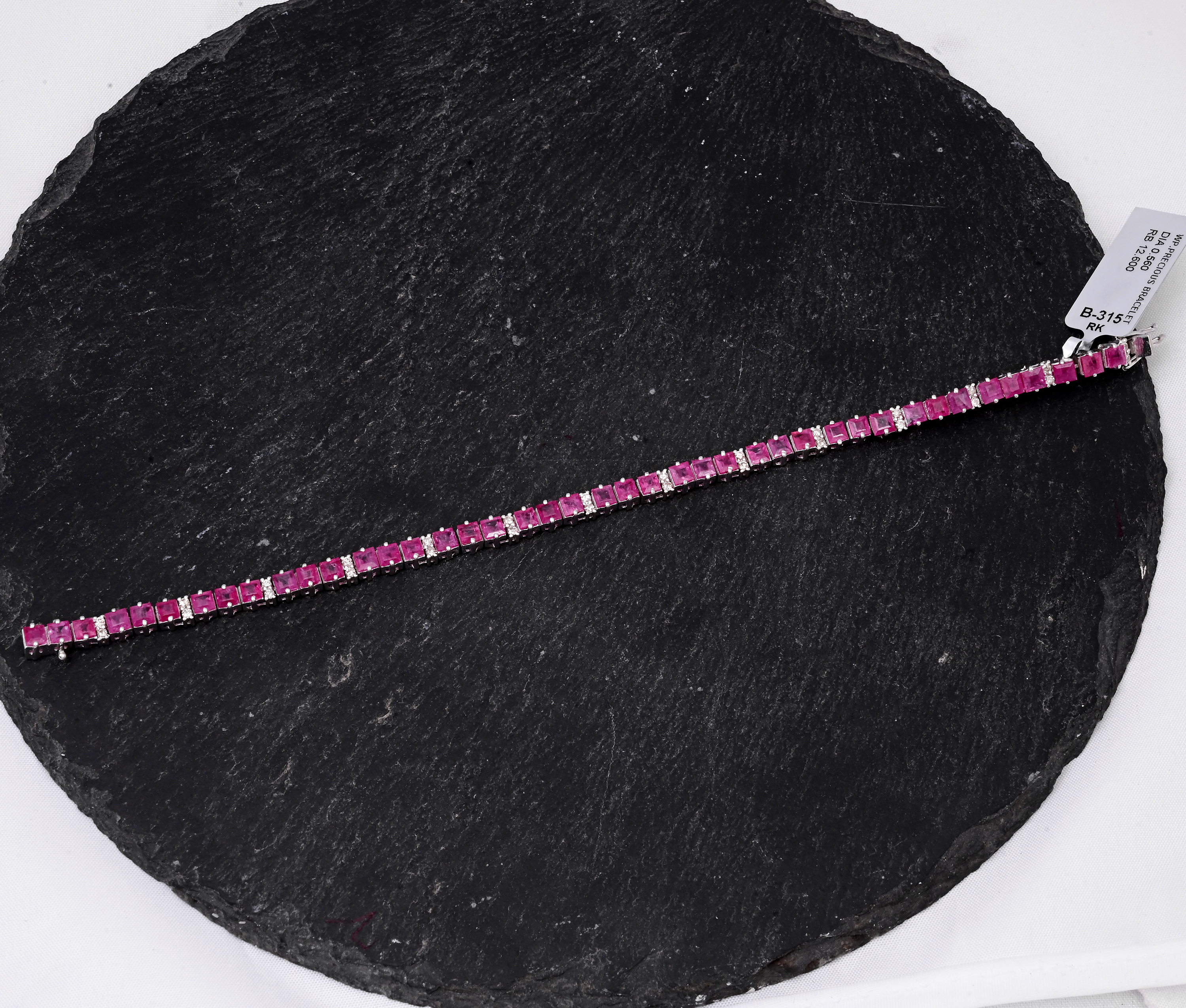Crimson Luxe Ruby Tennis Bracelet
