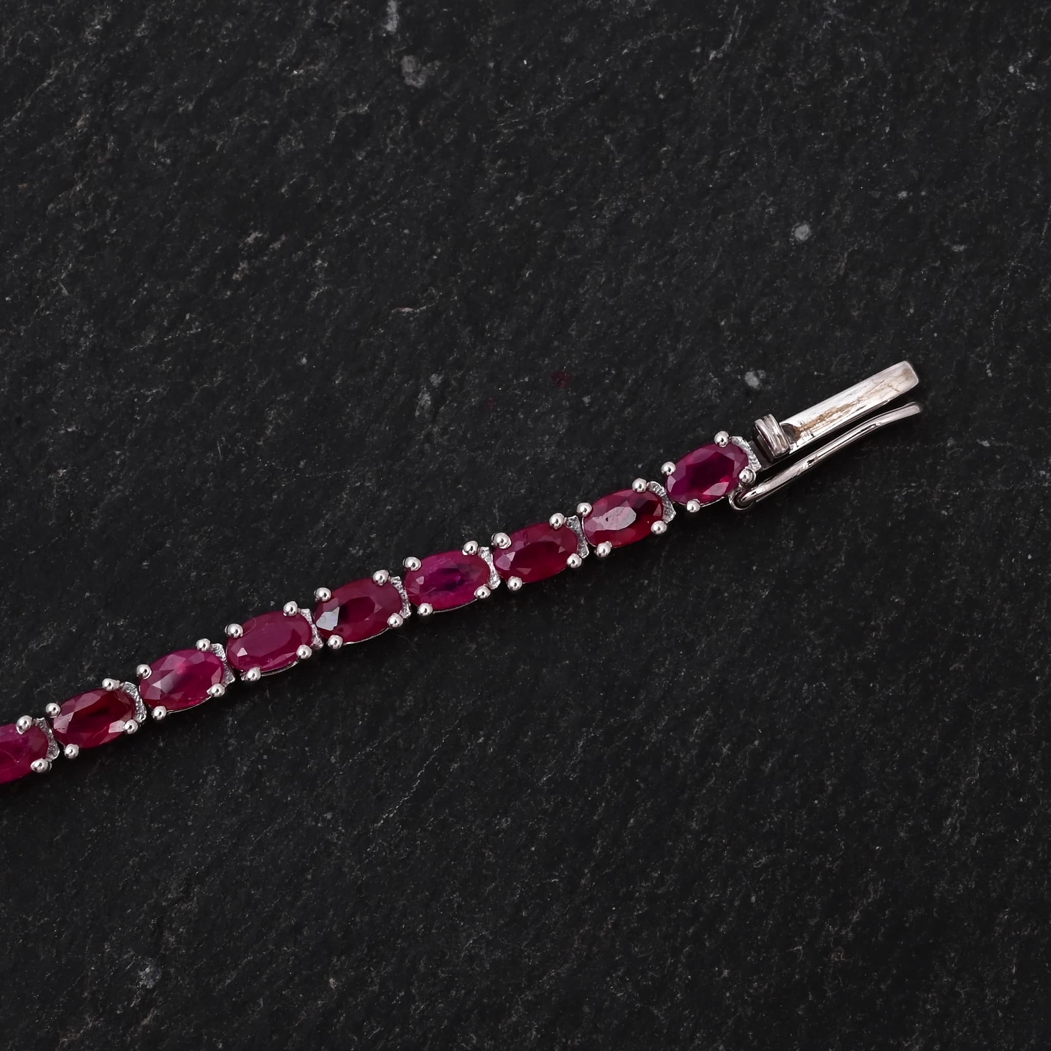 Scarlet Grace Ruby Tennis Bracelet alternate view