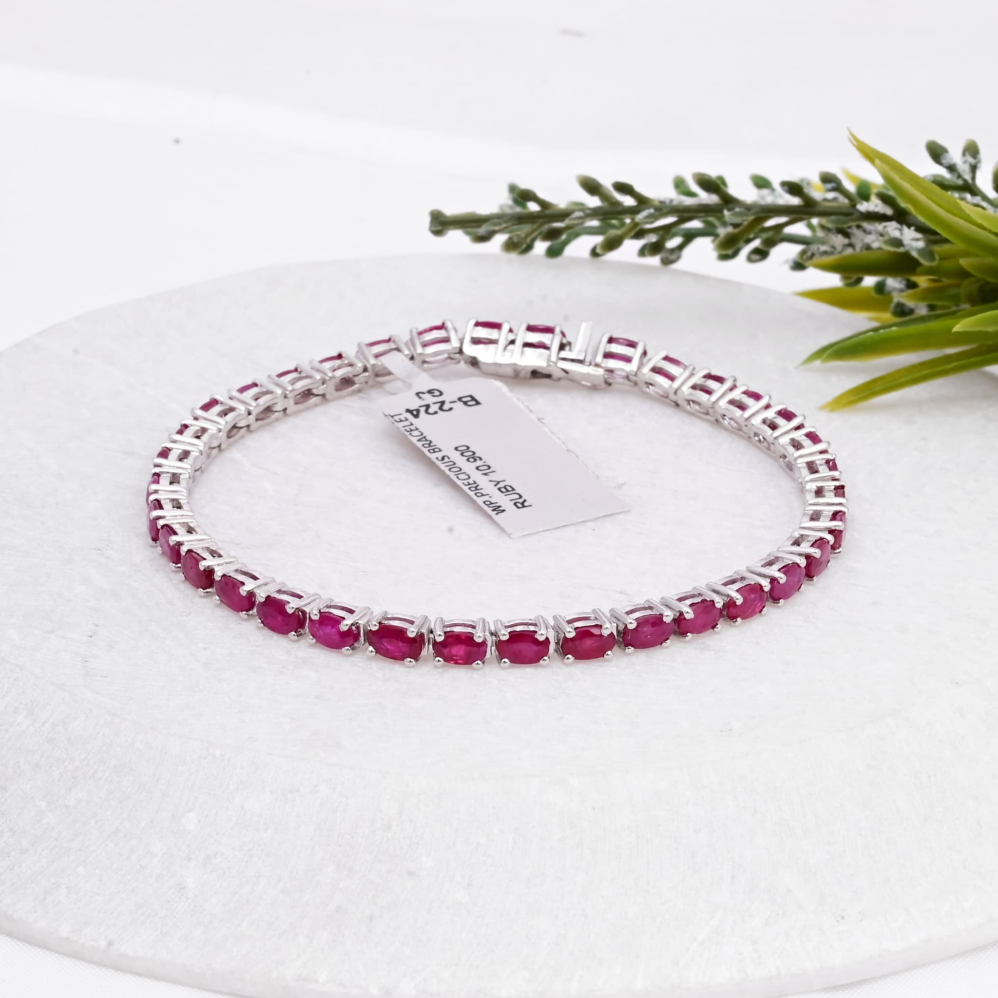 Scarlet Grace Ruby Tennis Bracelet