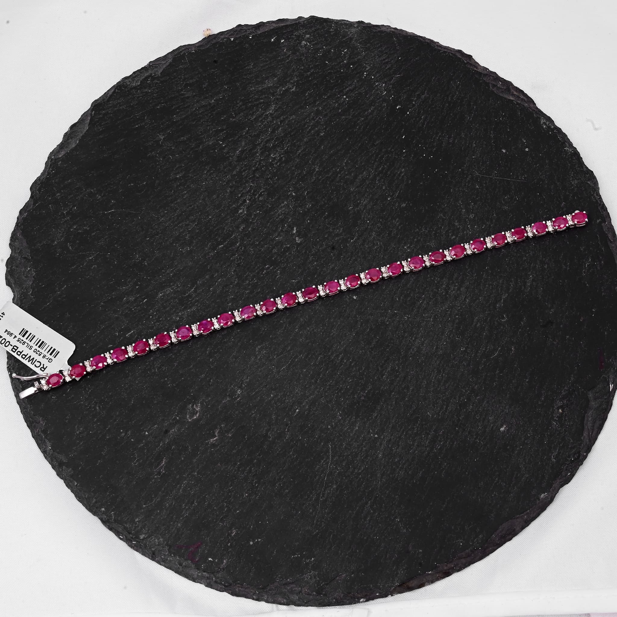 Royal Blush Ruby Tennis Bracelet alternate view