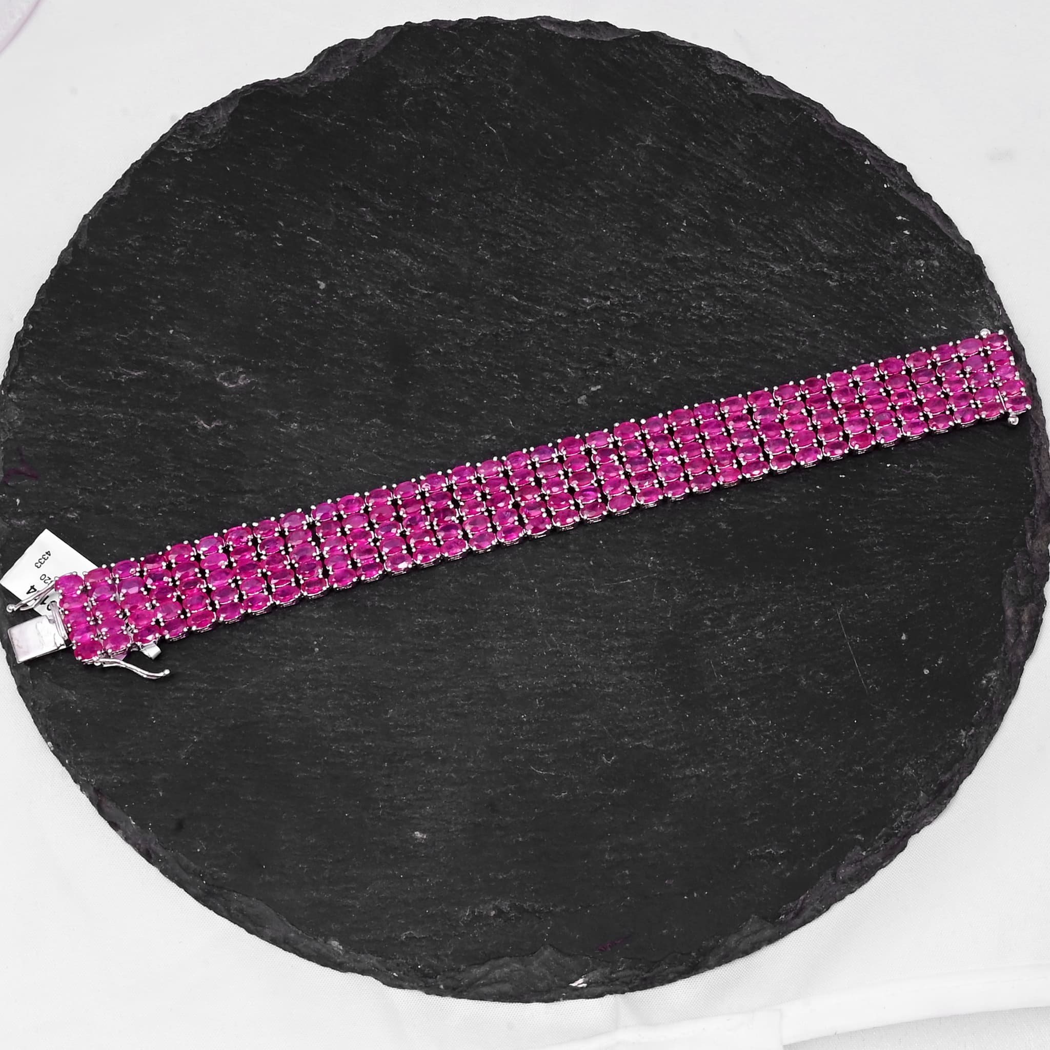 Majestic Royale Ruby Statement Bracelet