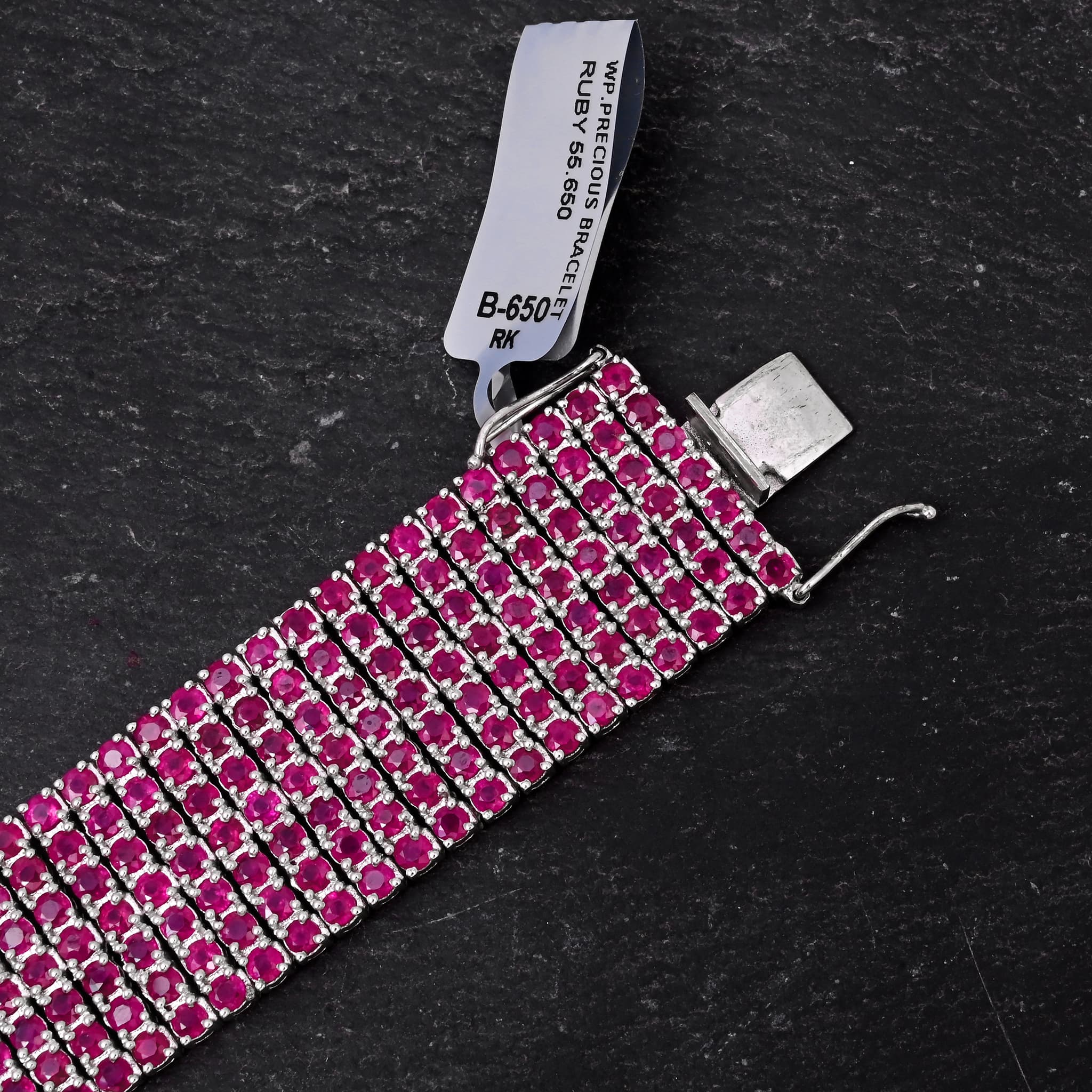 Royal Crimson Luxe Ruby Bracelet alternate view