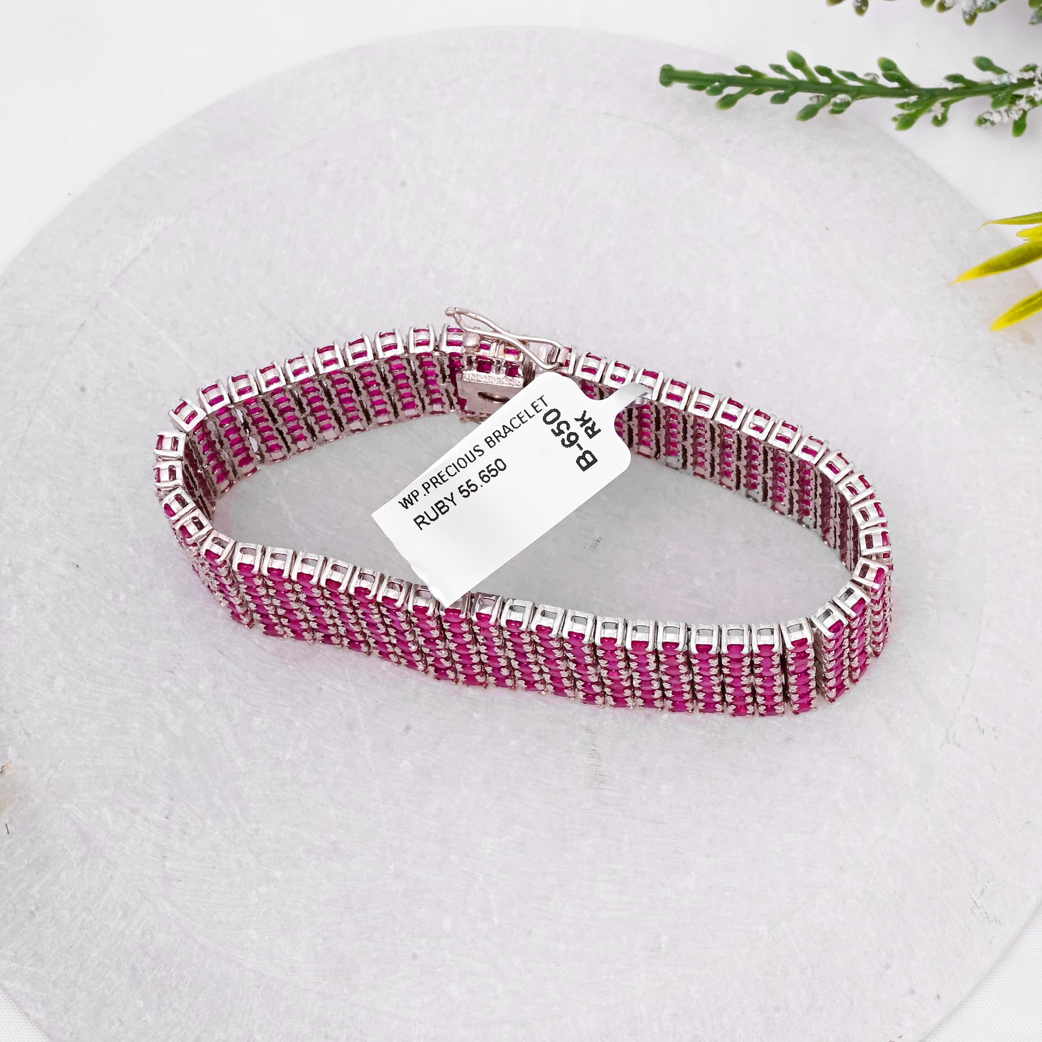Royal Crimson Luxe Ruby Bracelet